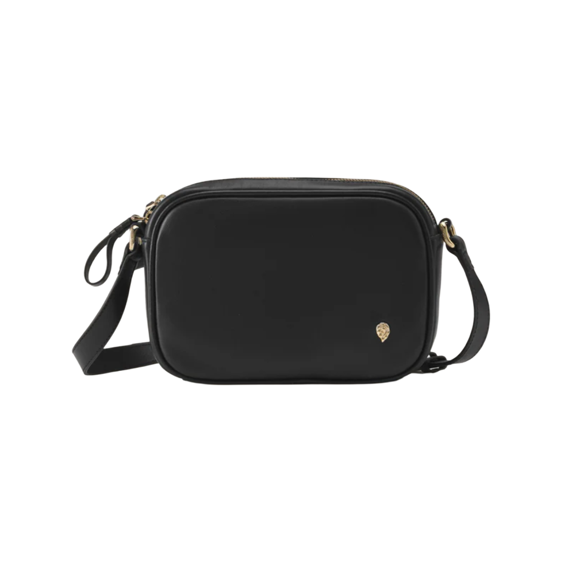 BAG52052 Helen Kaminski Libi Leather Camera Bag Black
