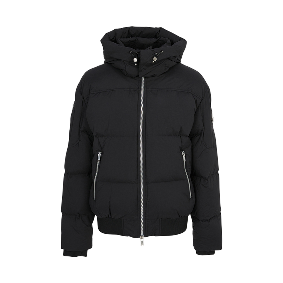 M35MB049292 Moose Knuckles Everest Padding Bomber Jacket Black