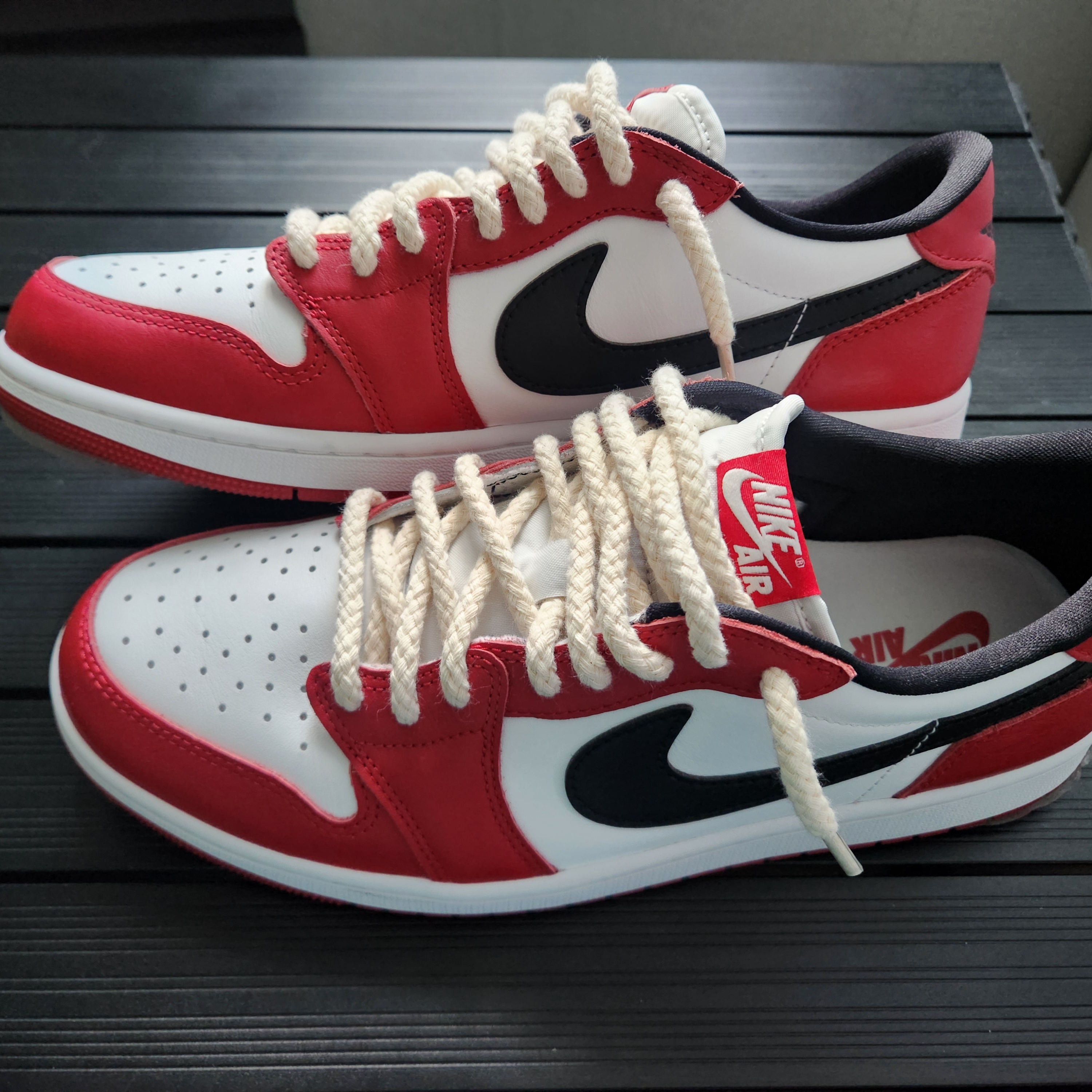 Jordan 1 Retro Low OG Chicago 착용 스타일 - 2