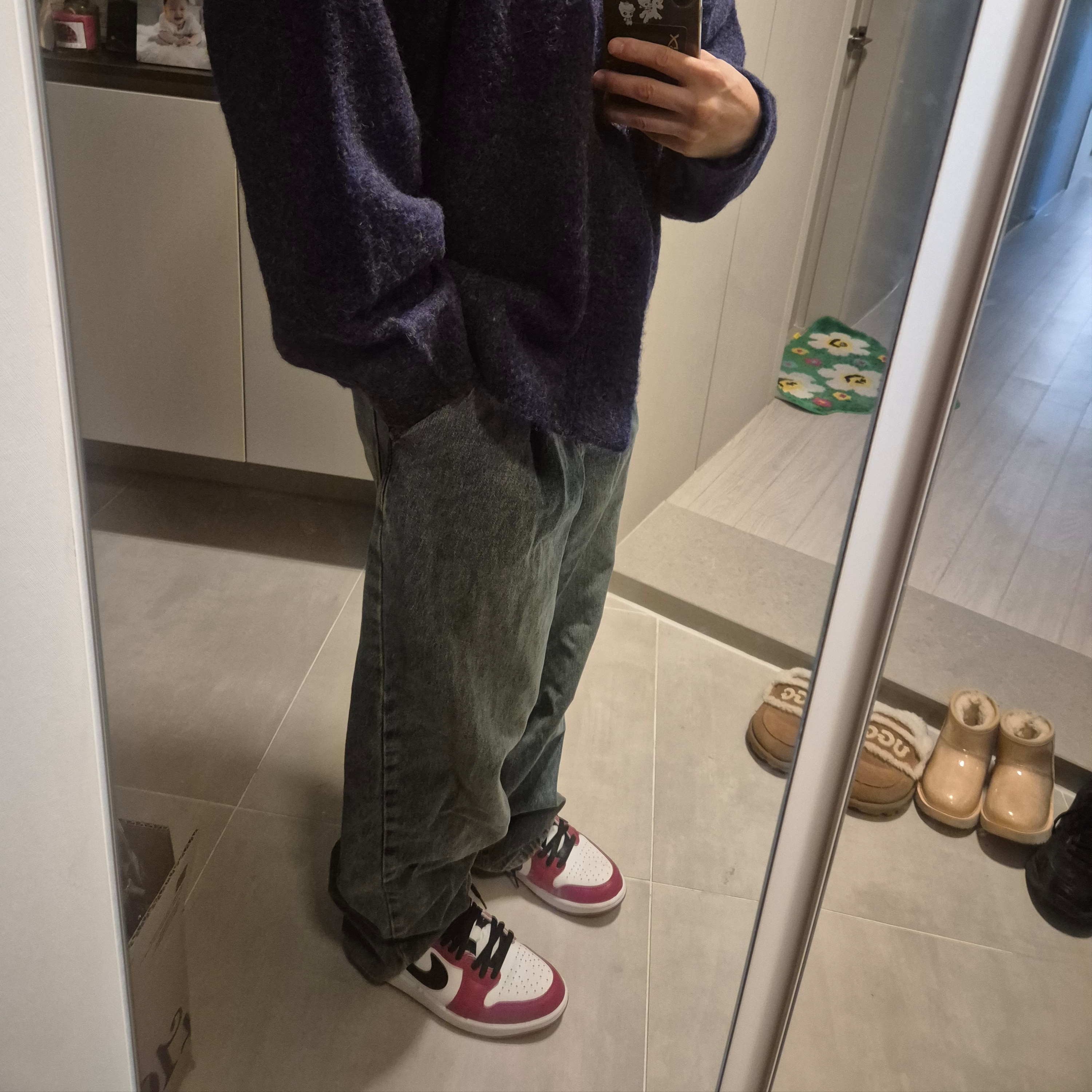 Jordan 1 Retro Low OG Chicago 착용 스타일 - 5