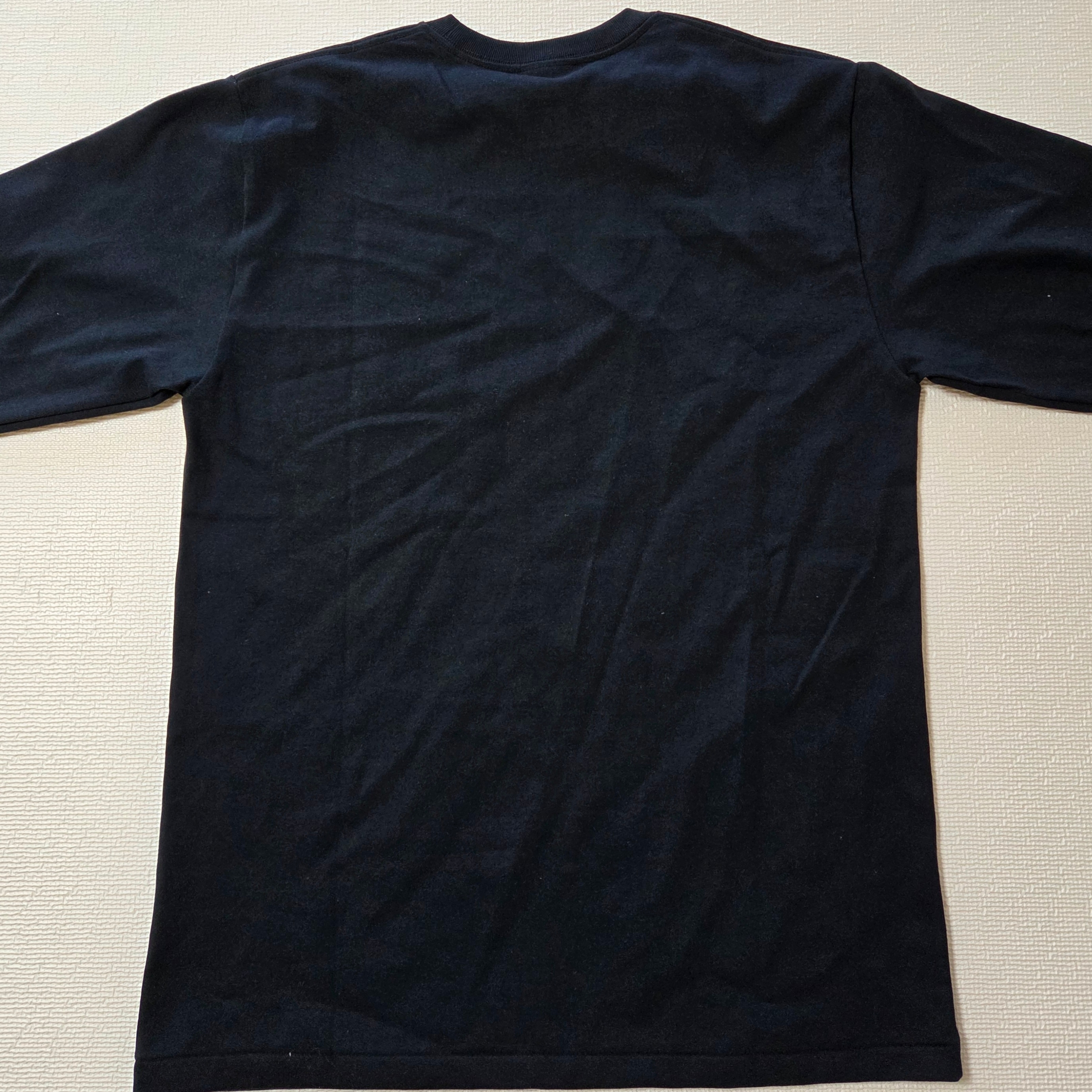 BAPE One Point L/S T-Shirt Black 착용 스타일 - 2