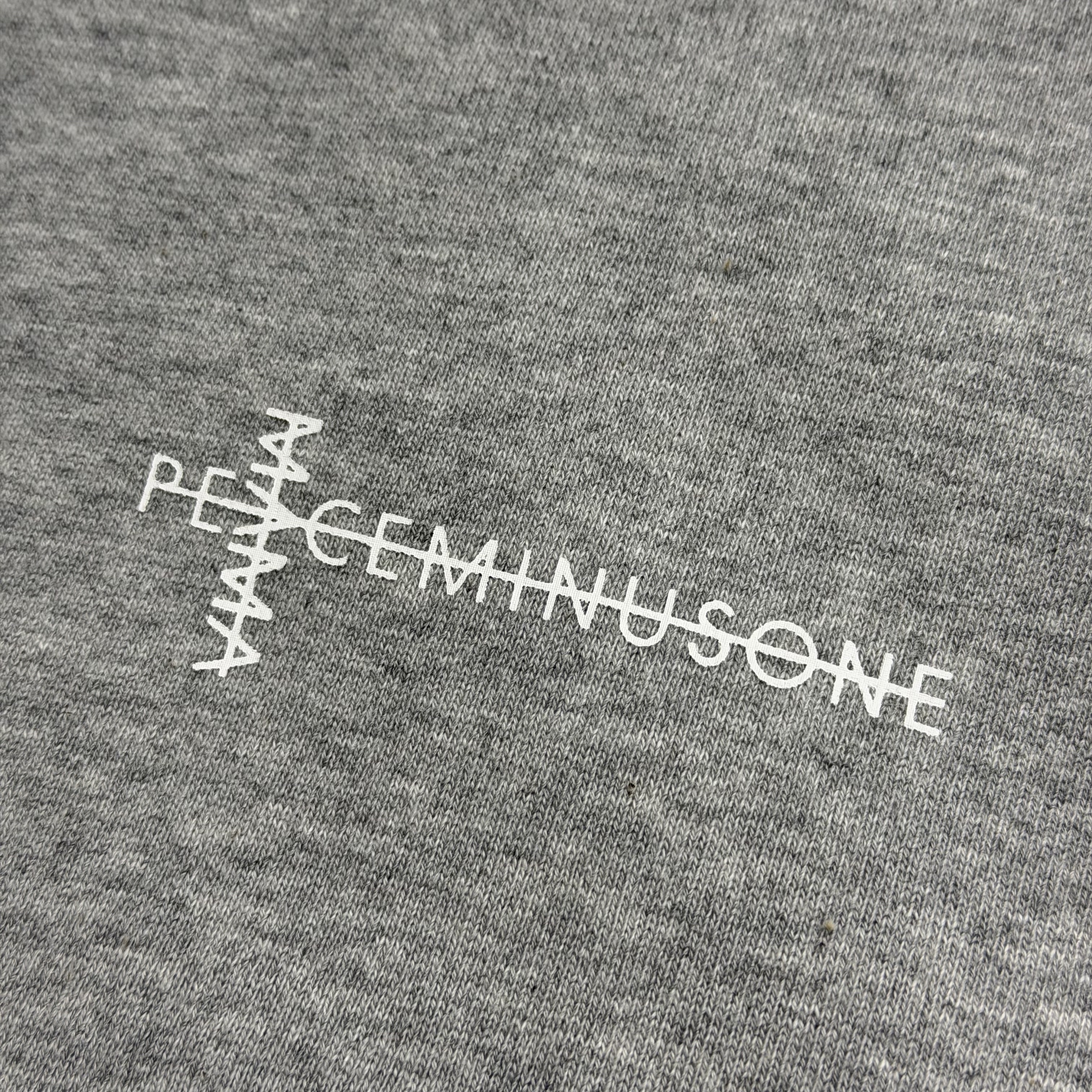 Peaceminusone x 2025 MAMA Awards Peacemamaone Zip Up Hoodie Grey 착용 스타일 - 2