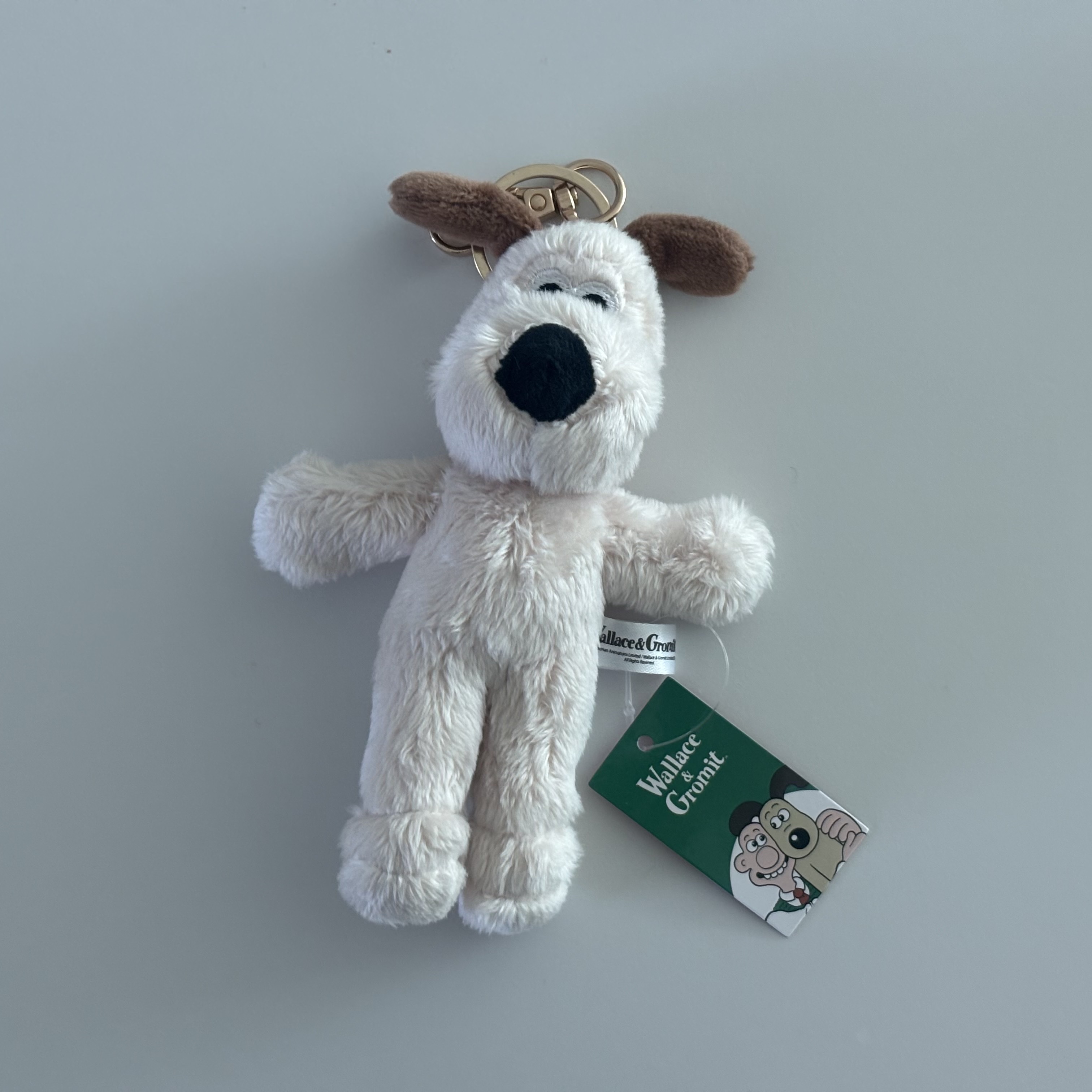 Dream C&C Wallace & Gromit Mini Keyring Plush 12cm 착용 스타일