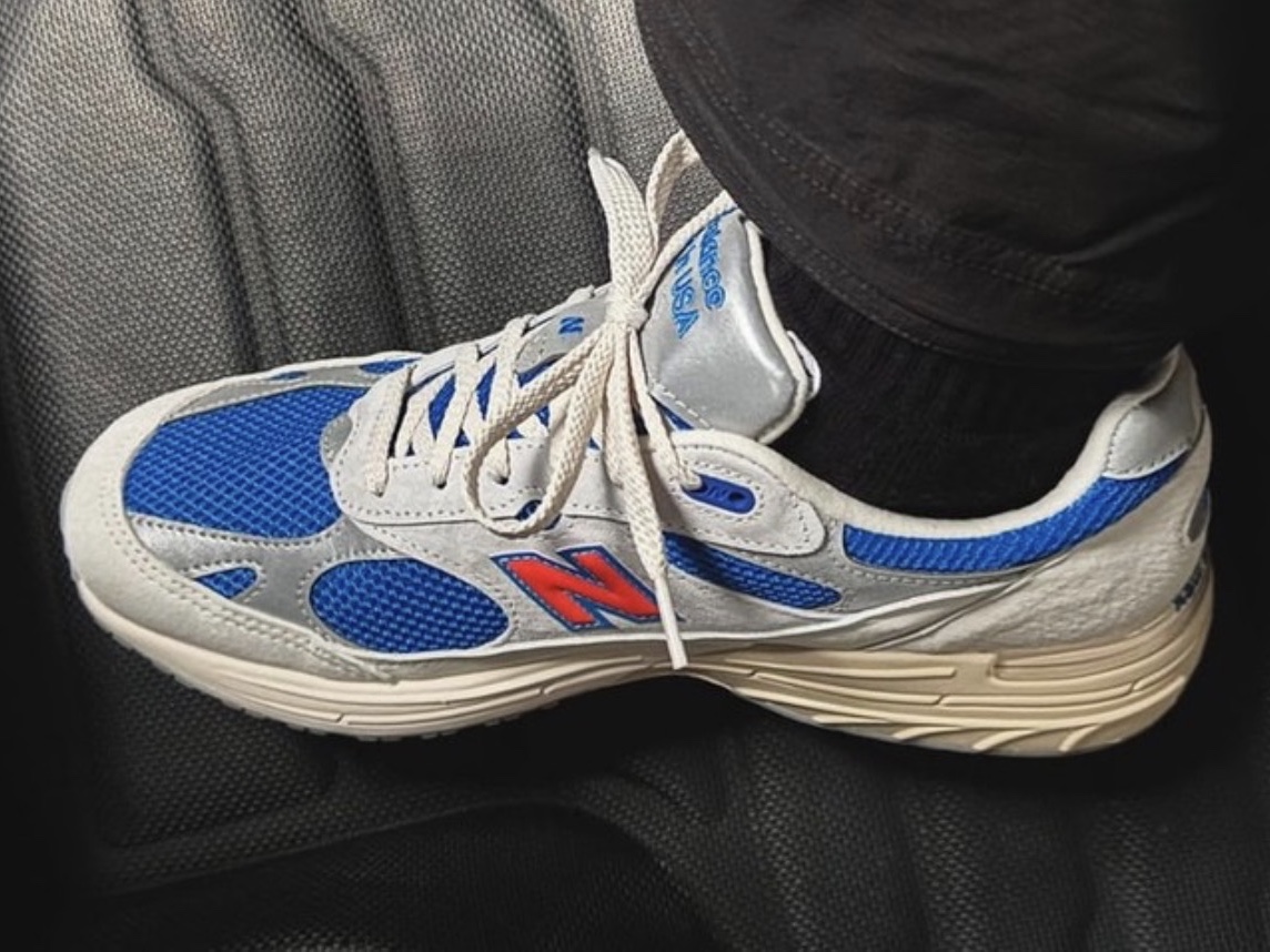 New Balance x Kith x Madison Square Garden 993 Made in USA Ancient Scroll Grey Matter 착용 스타일