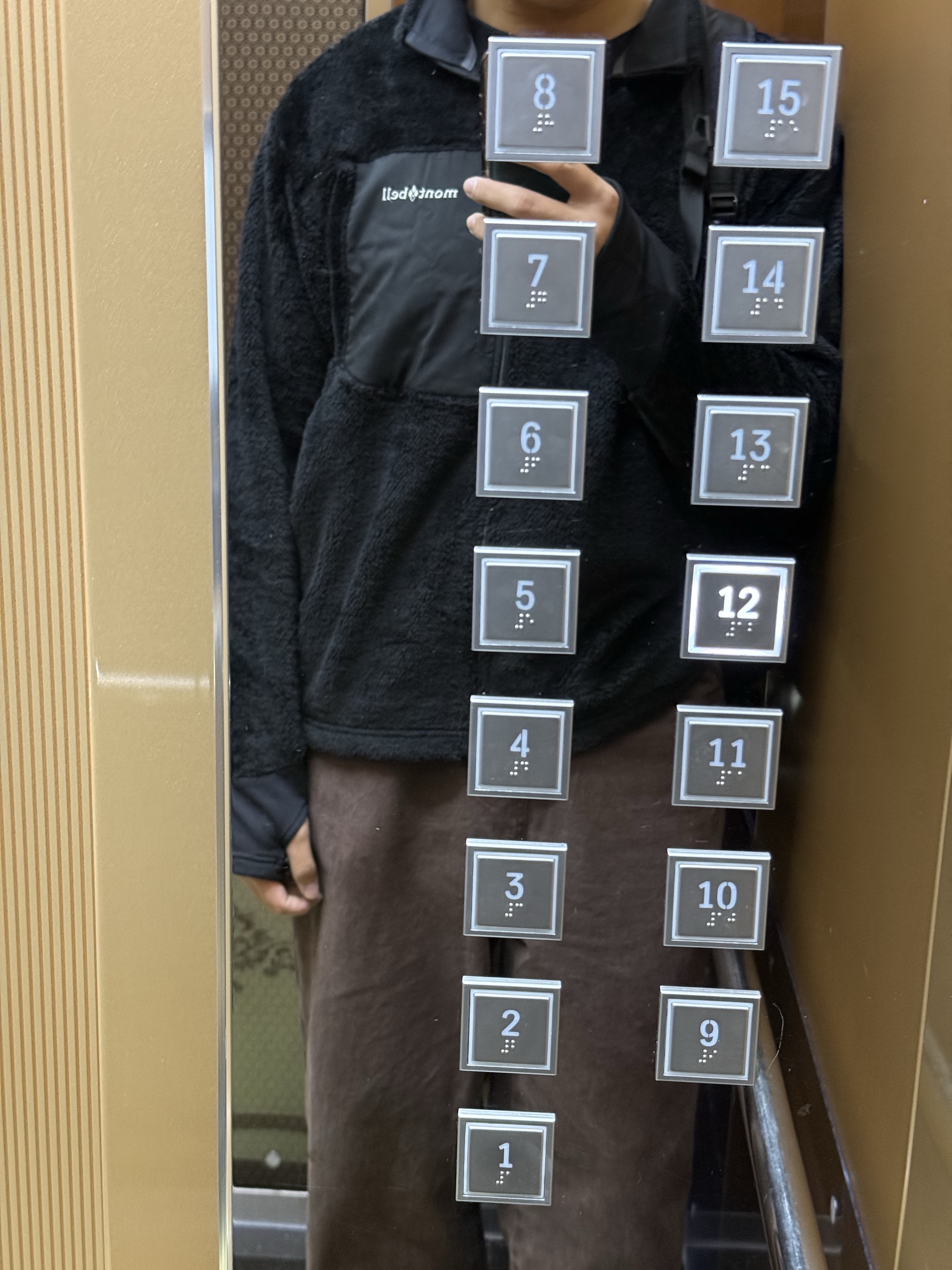 Montbell Climaair Jacket Black 착용 스타일