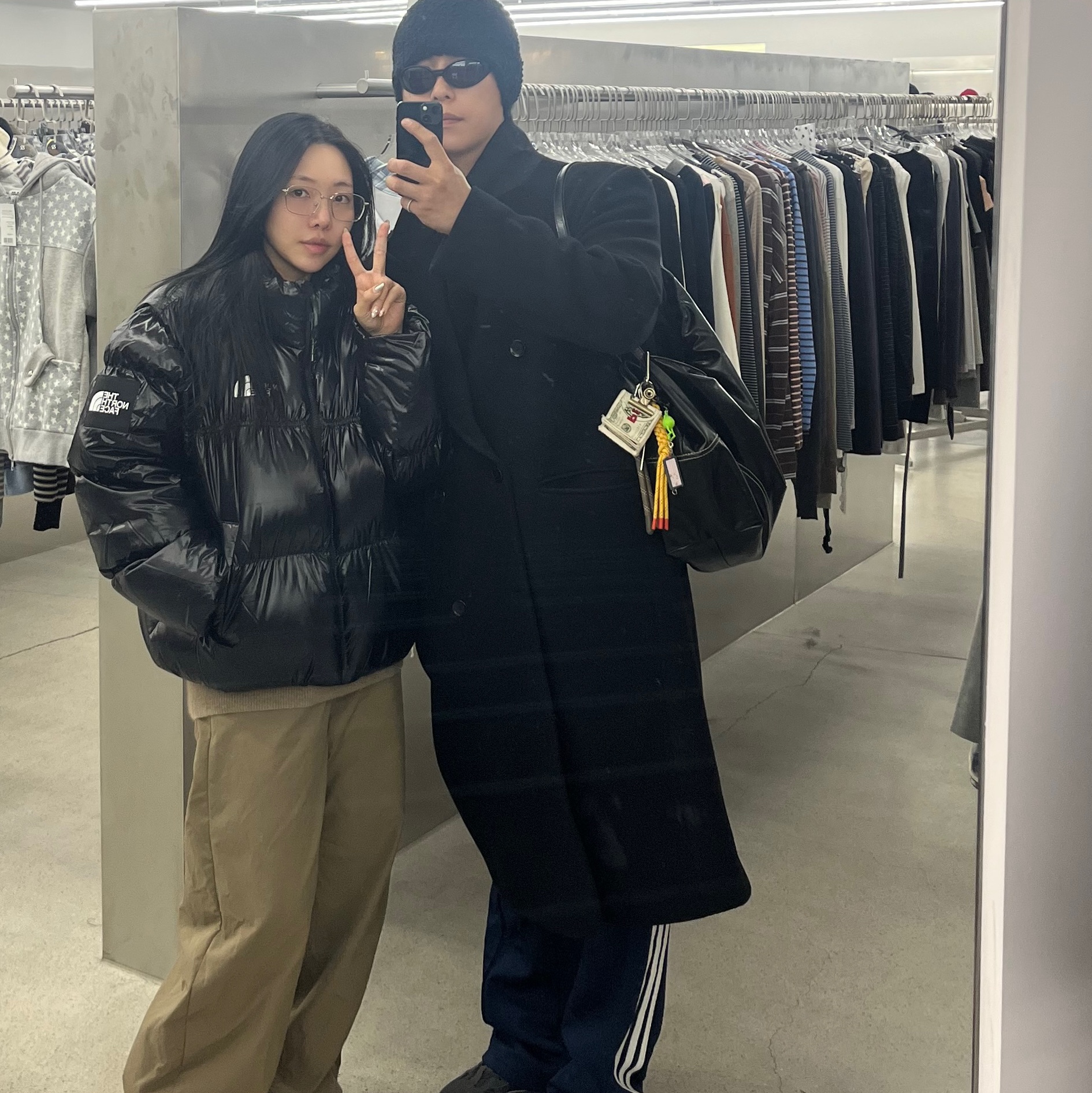 Oakley Eye Jacket Redux Matte Black Frame Prizm Grey Lenses High Bridge Fit, (W) The North Face White Label Glossy Detachable Down Jacket Black 착용 스타일