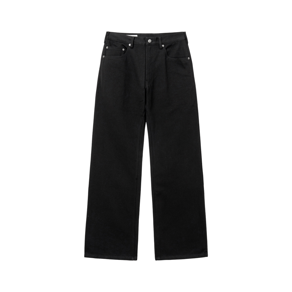 알렌느 코튼 트윌 부츠컷 팬츠 블랙(Haleine Cotton Twill Bootcut Pants Black (WB401))