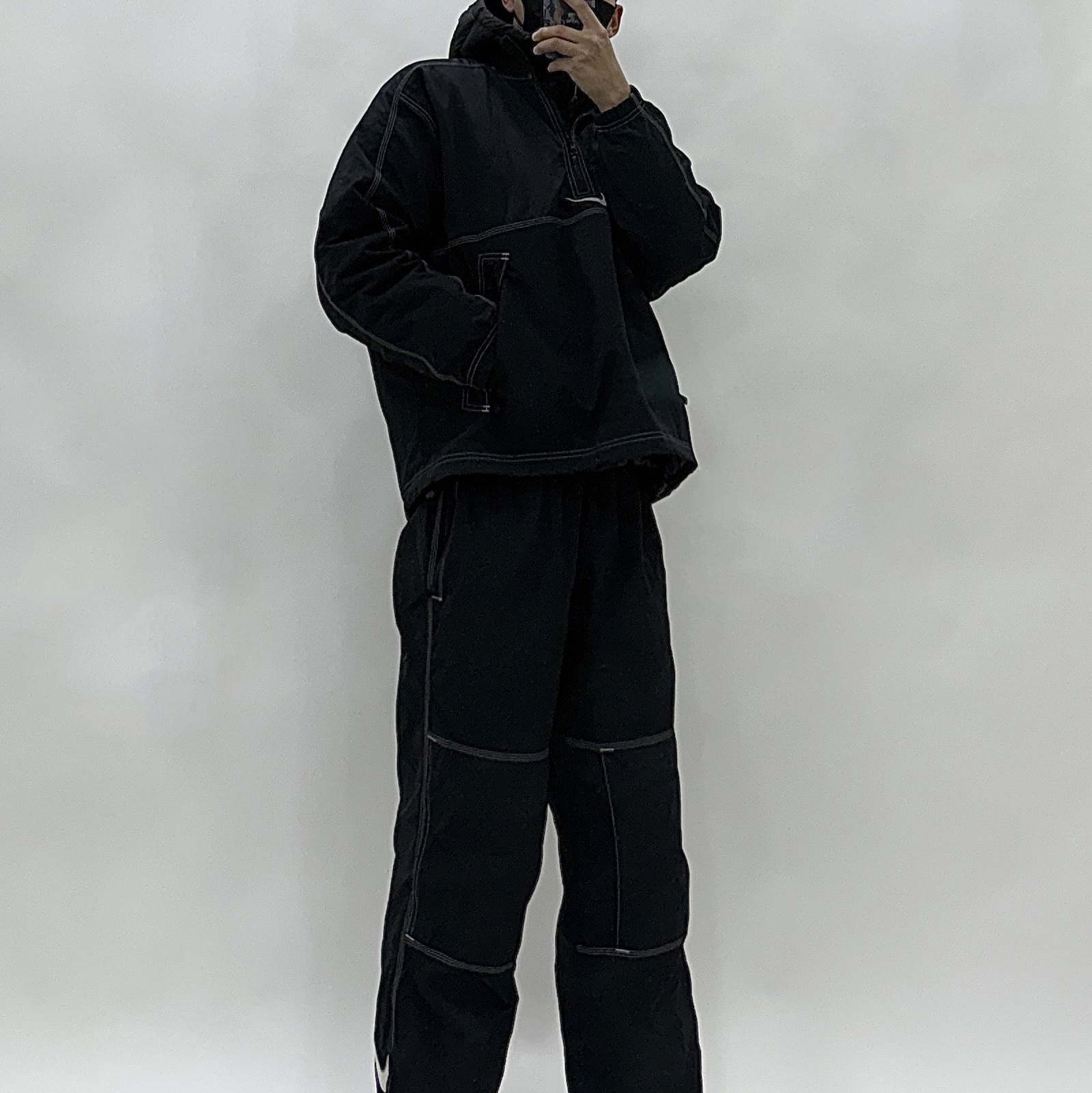 The North Face Ventus On Jacket Black, Supreme x Nike Ripstop Pullover Black - 24SS 착용 스타일
