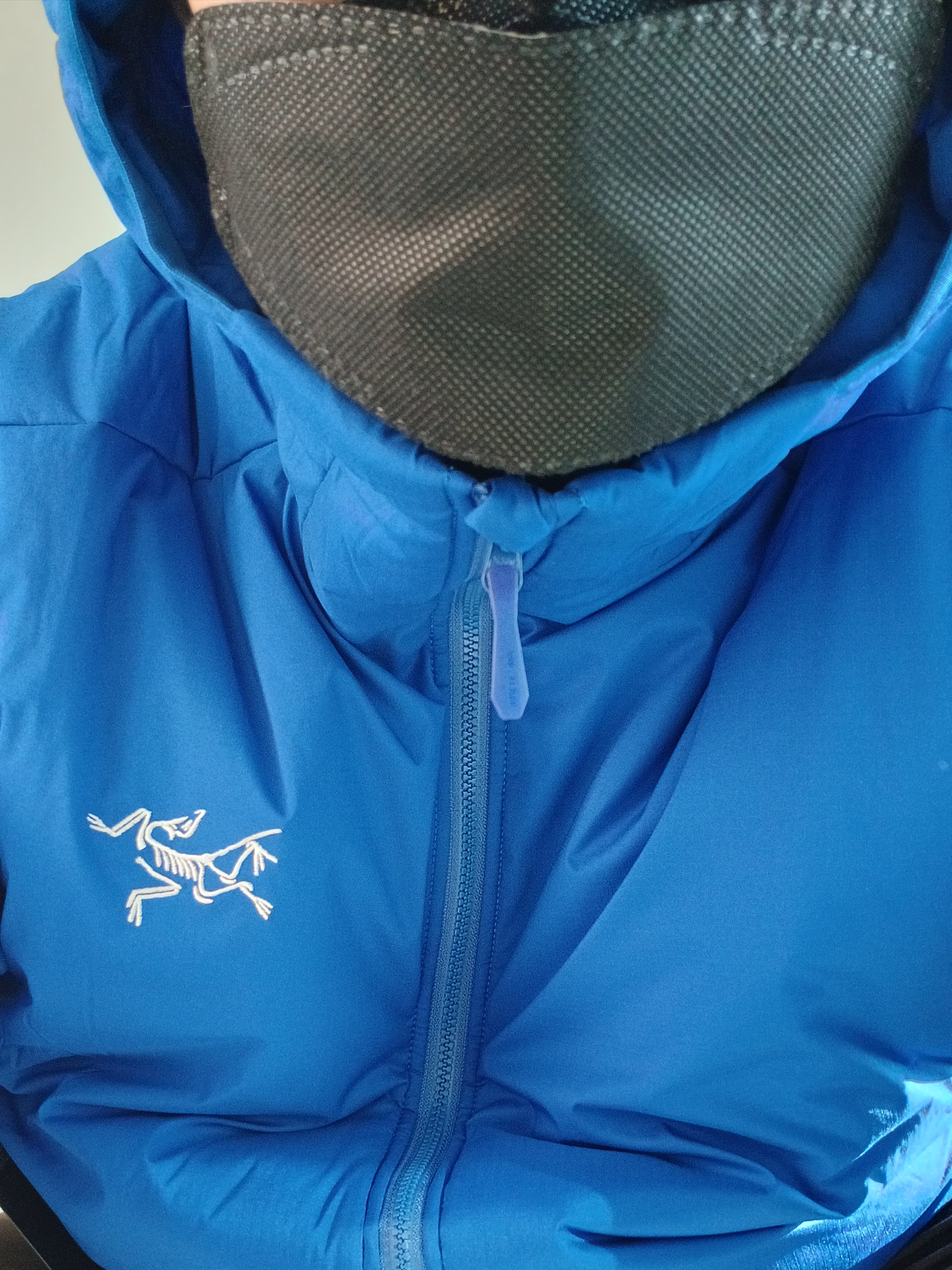 Arc'teryx Atom SV Hoody Vitality, Arc'teryx Small Bird Cap Black 착용 스타일 - 4