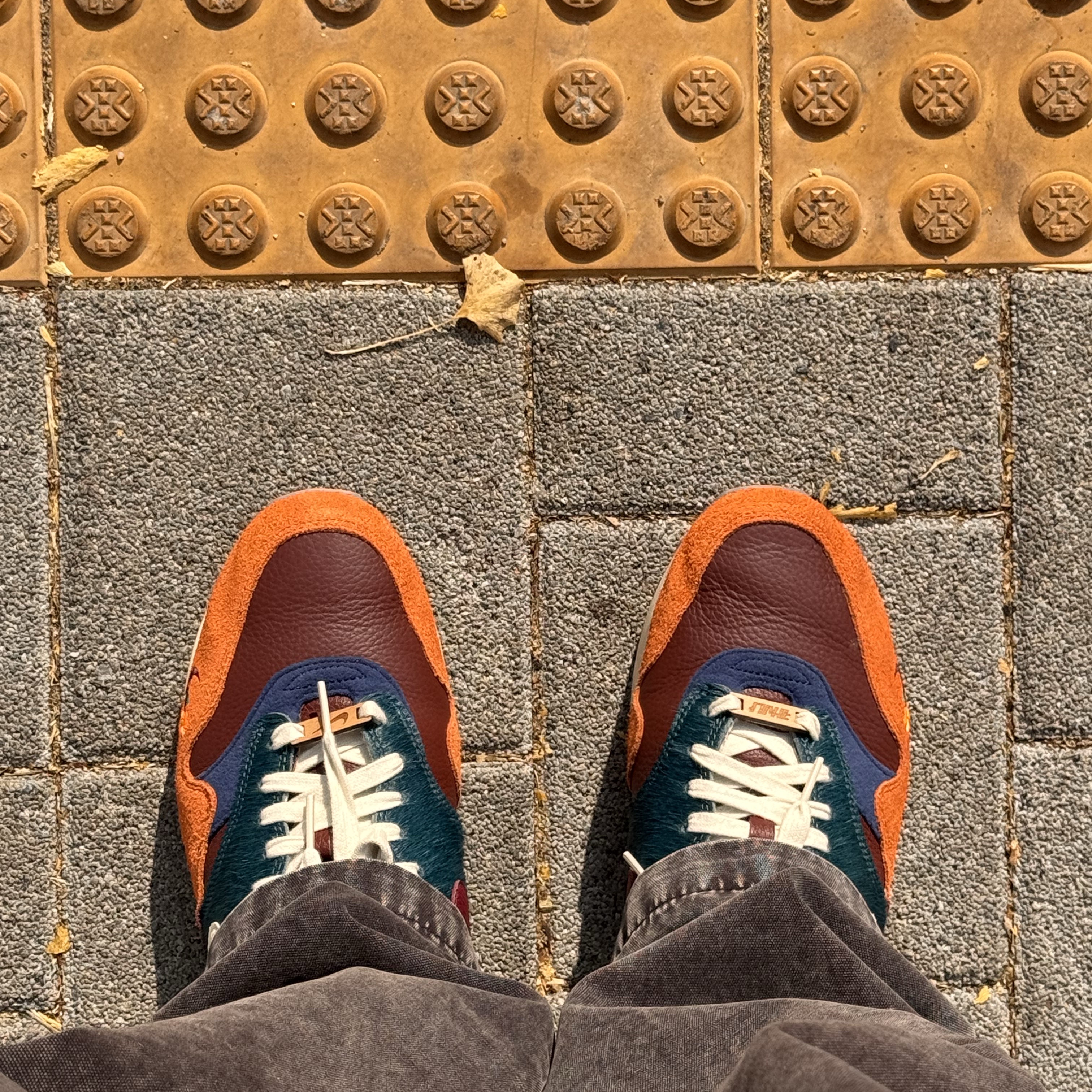 Nike x Kasina Air Max 1 SP Won-Ang Orange 착용 스타일