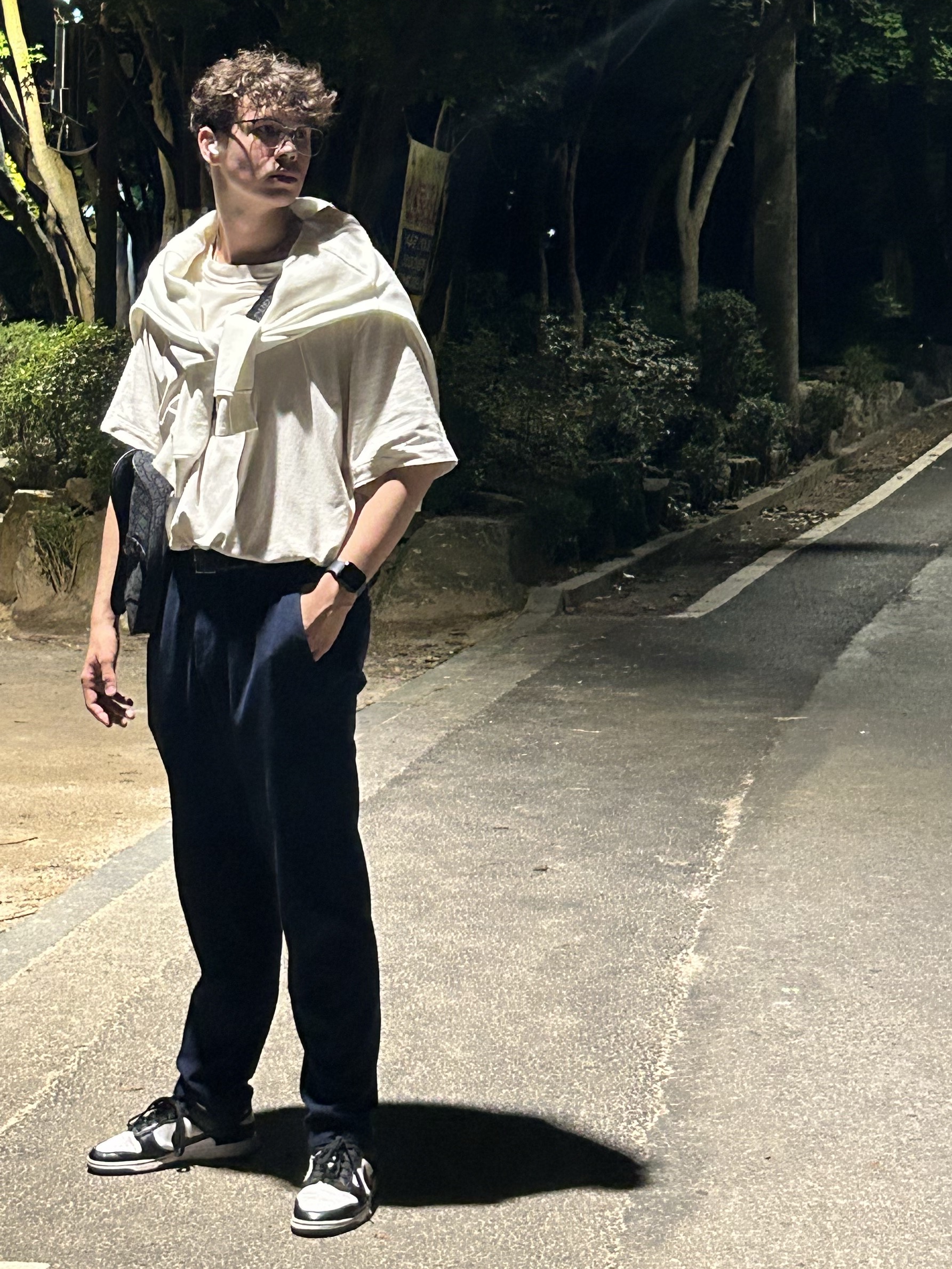 Dior Saddle Bag Beige & Black Dior Oblique Jacquard, Nike Dunk Low Retro Black 착용 스타일