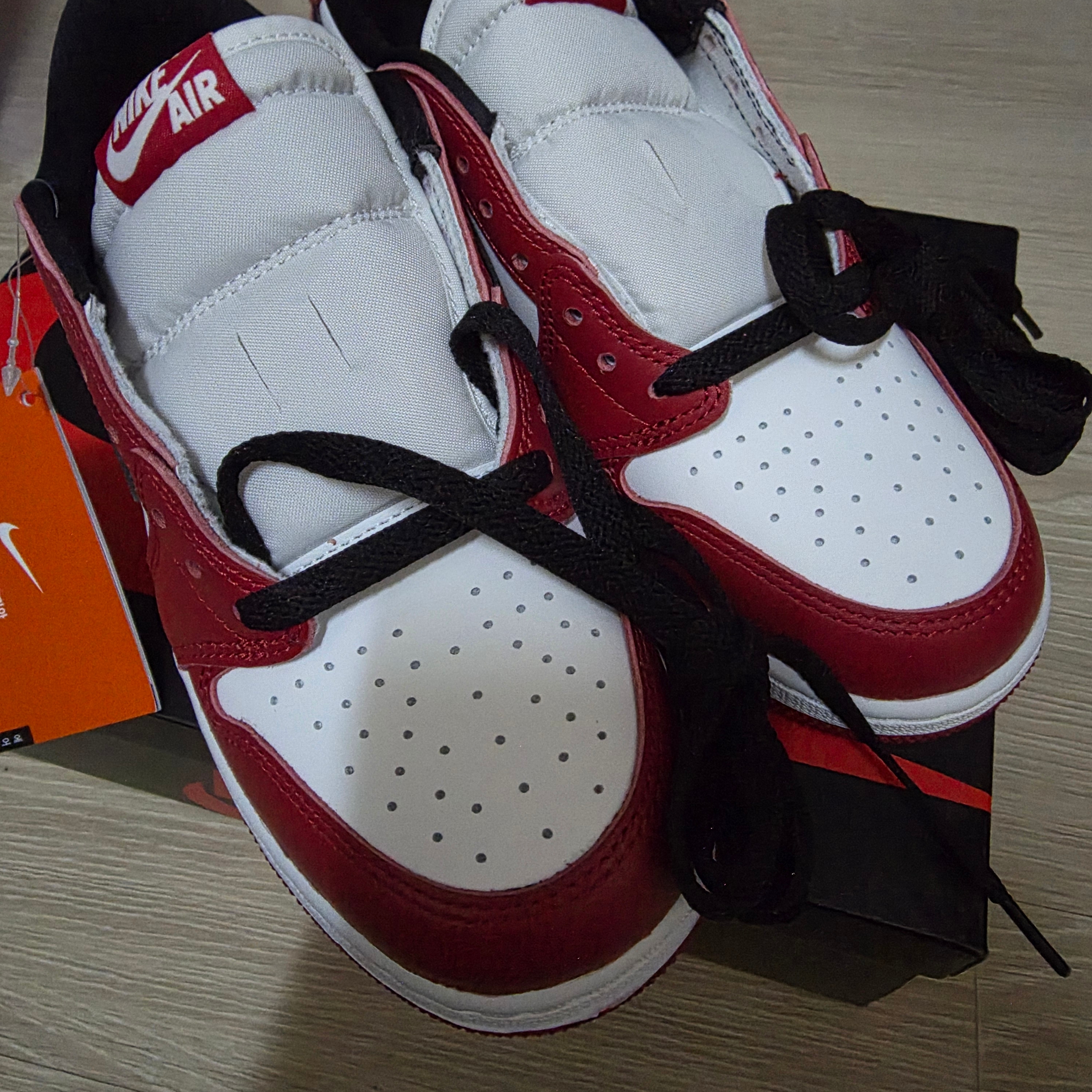 (GS) Jordan 1 Retro Low OG Chicago 착용 스타일 - 1