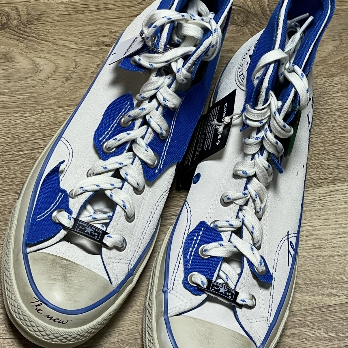 Converse x Ader Error Chuck 70 High White 착용 스타일