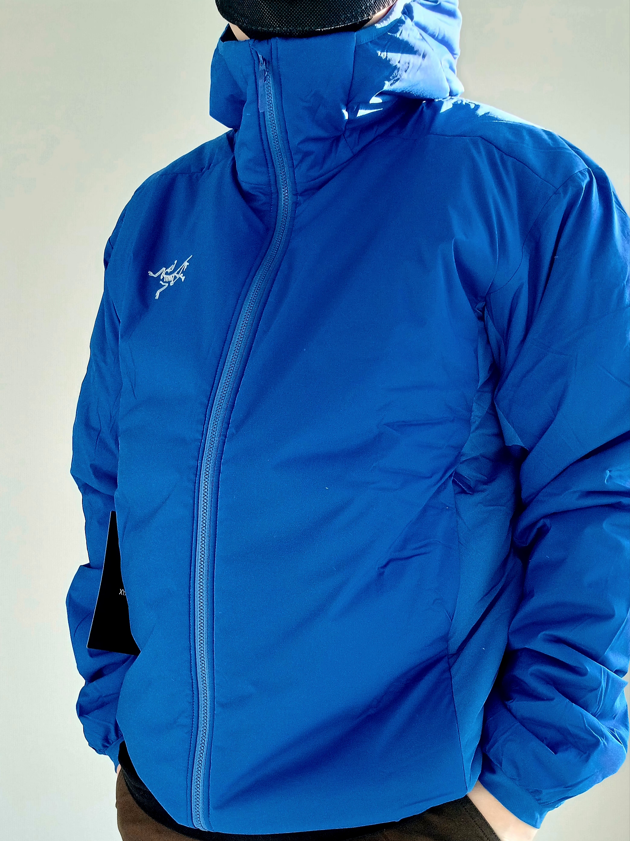 Arc'teryx Atom SV Hoody Vitality, Arc'teryx Small Bird Cap Black 착용 스타일 - 10