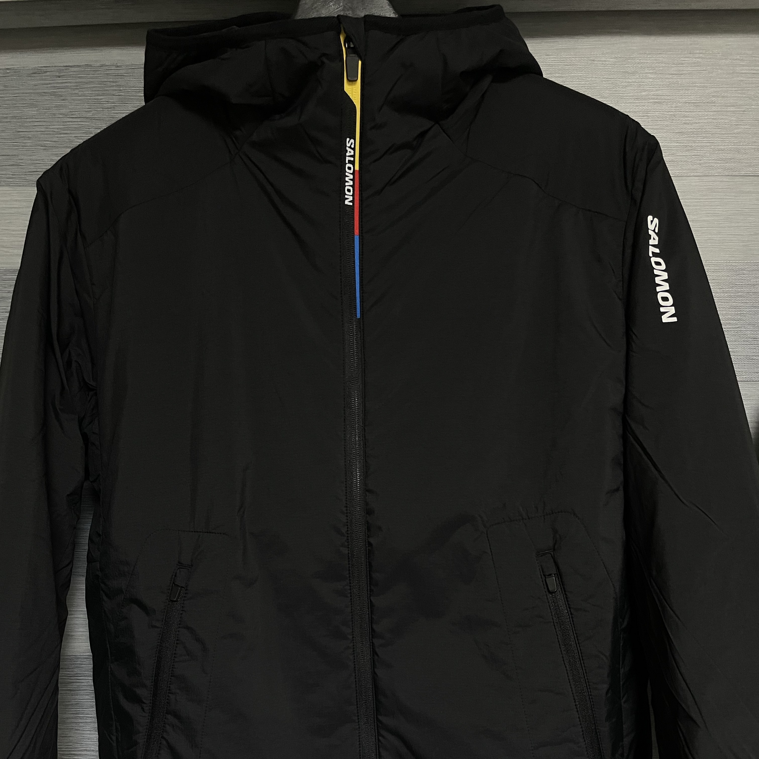 Salomon Modisay Padded Jacket Black 착용 스타일