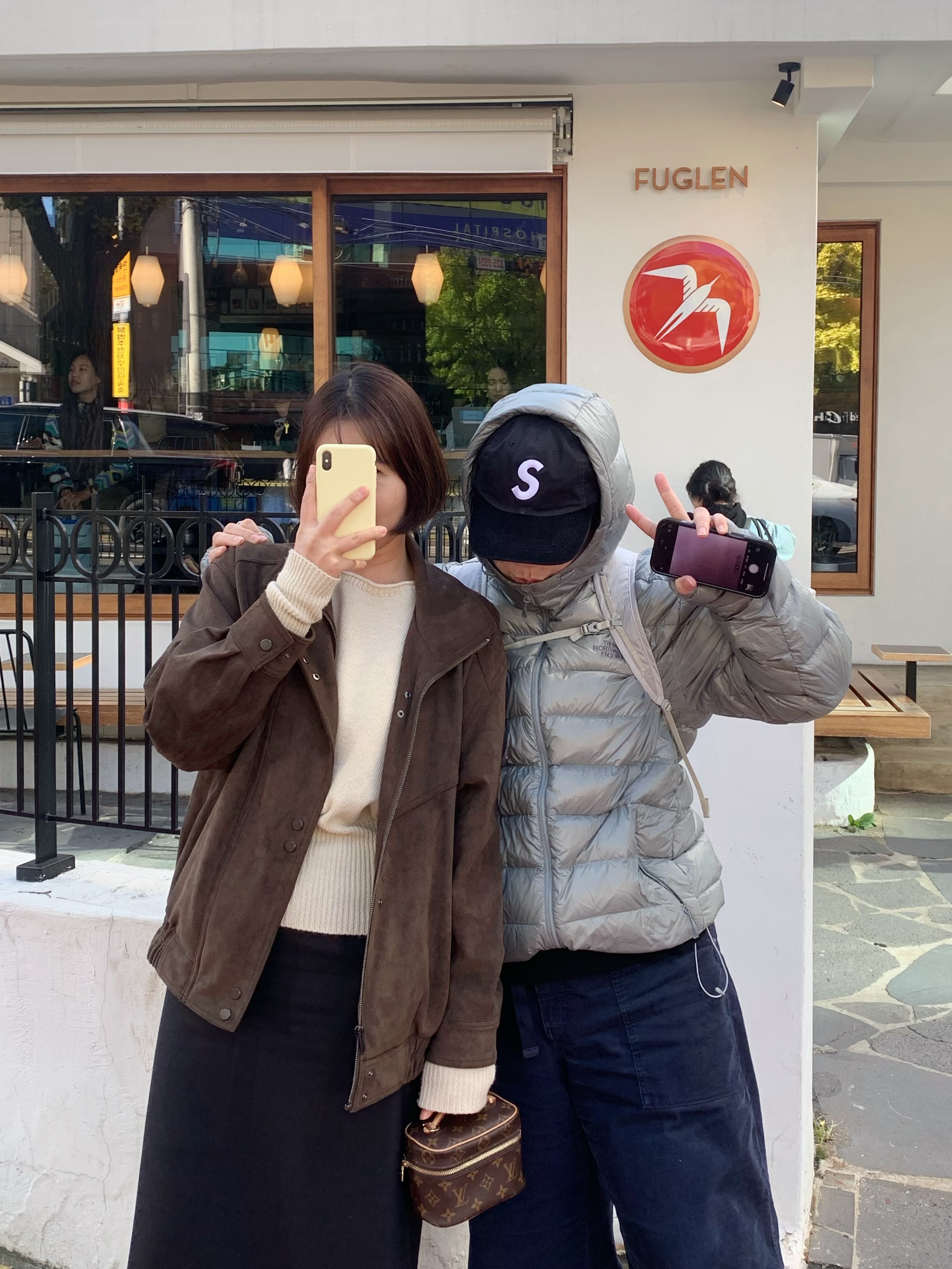 Supreme 2-Tone S Logo 6-Panel Black - 24SS, The North Face Matier EX RDS Down Hoodie Light Gray - 25FW 착용 스타일 - 2