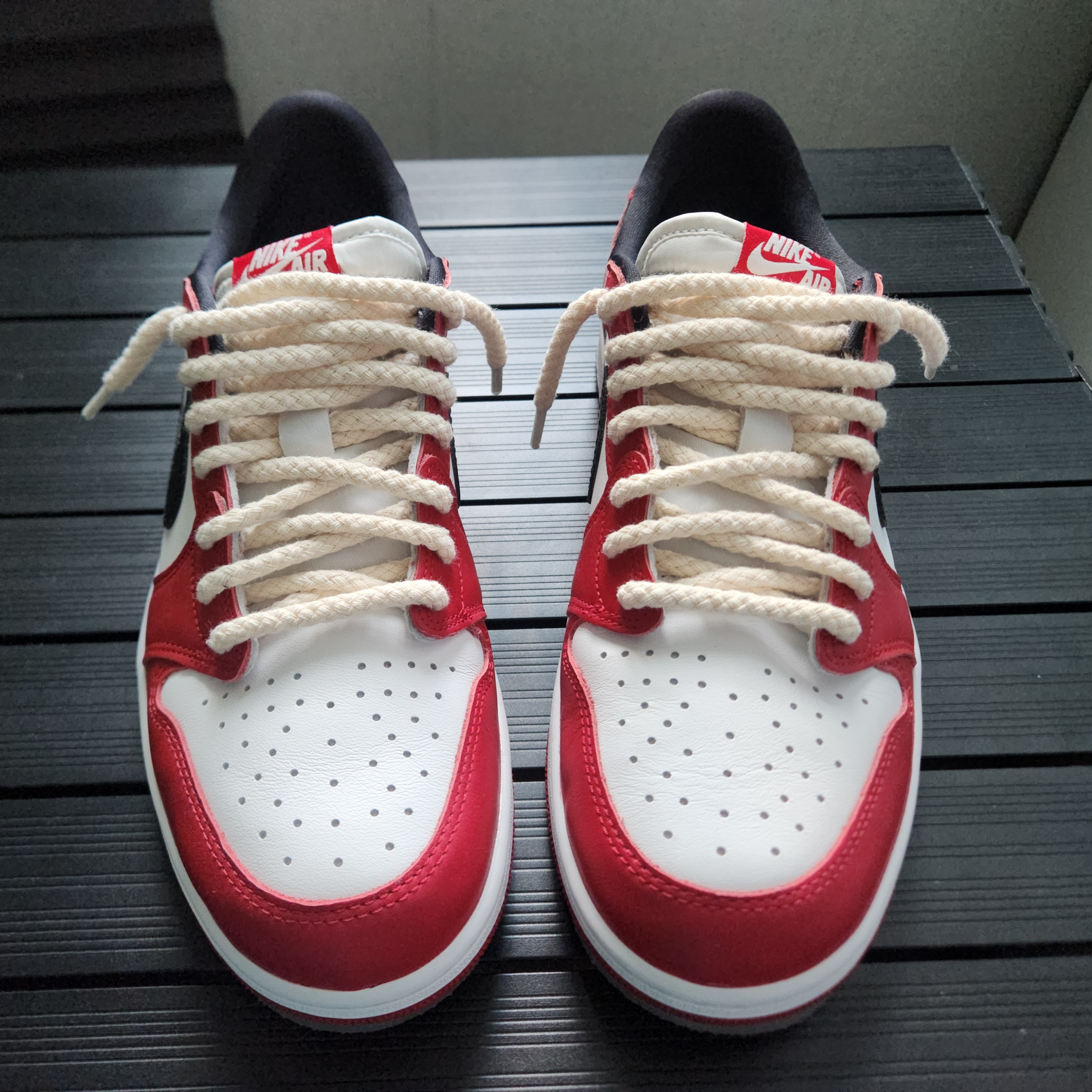 Jordan 1 Retro Low OG Chicago 착용 스타일 - 3