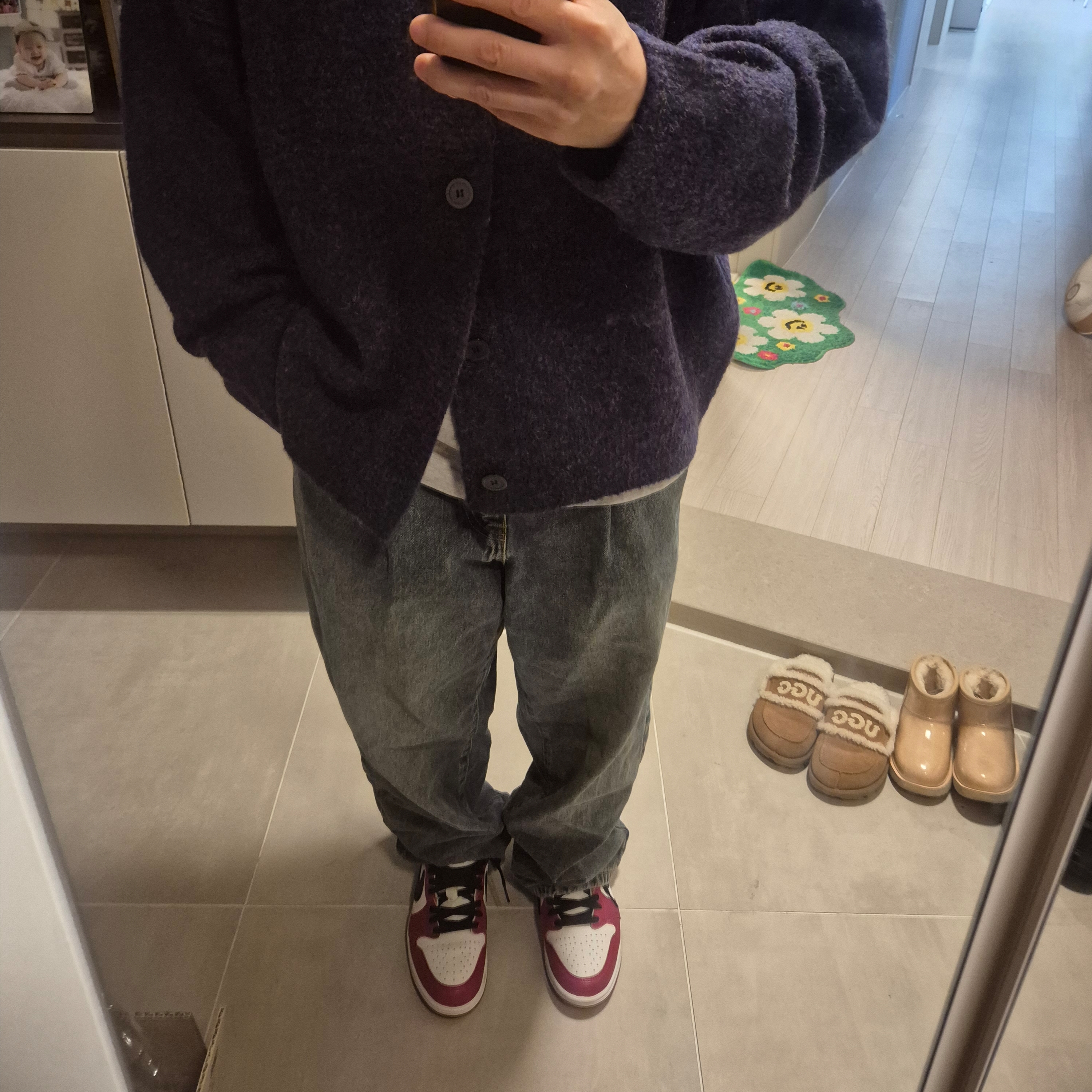 Jordan 1 Retro Low OG Chicago 착용 스타일 - 4