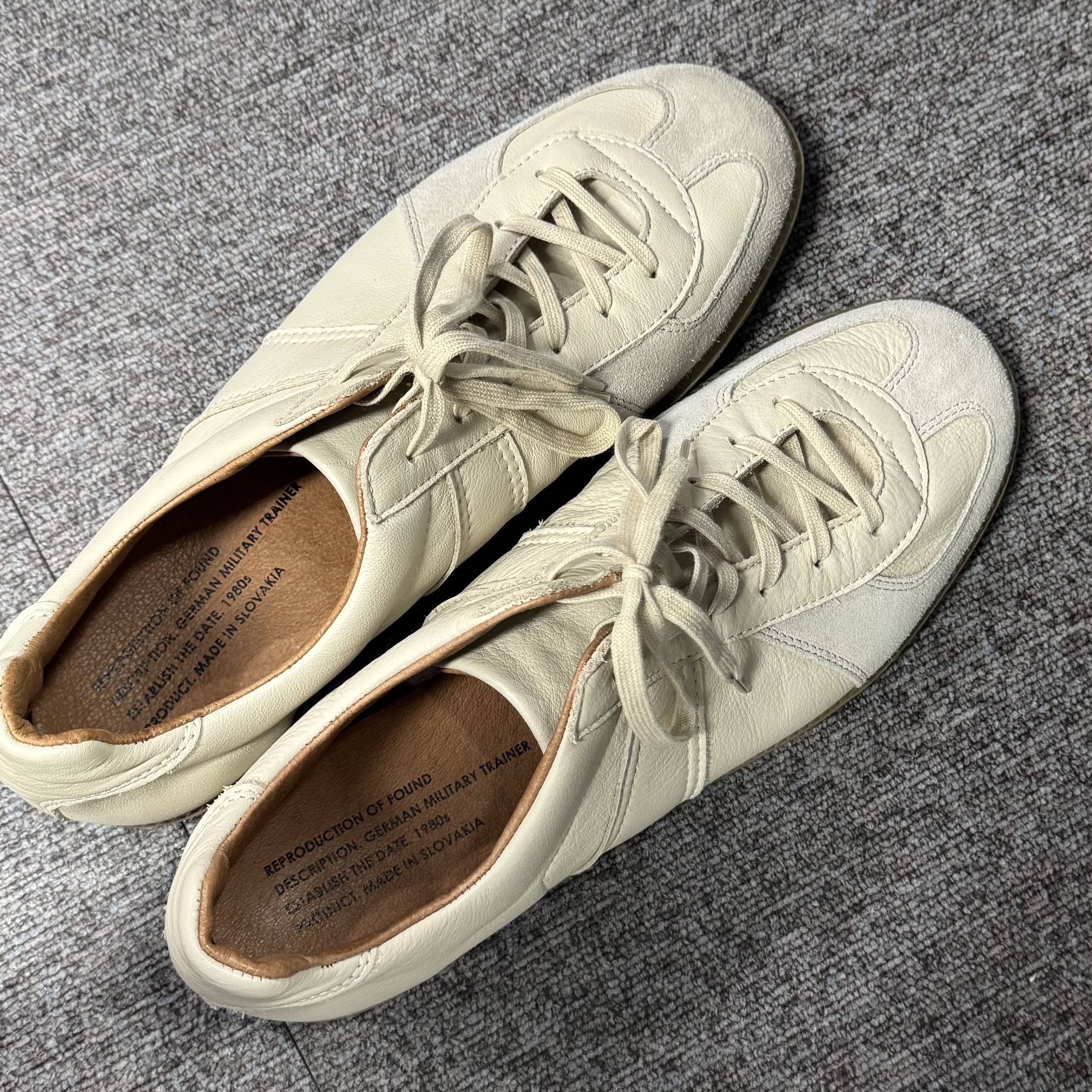 Reproduction of Found German Military Trainer 1700L Panna, Orslow 105 Standard Jeans 2 Years Wash 착용 스타일 - 2