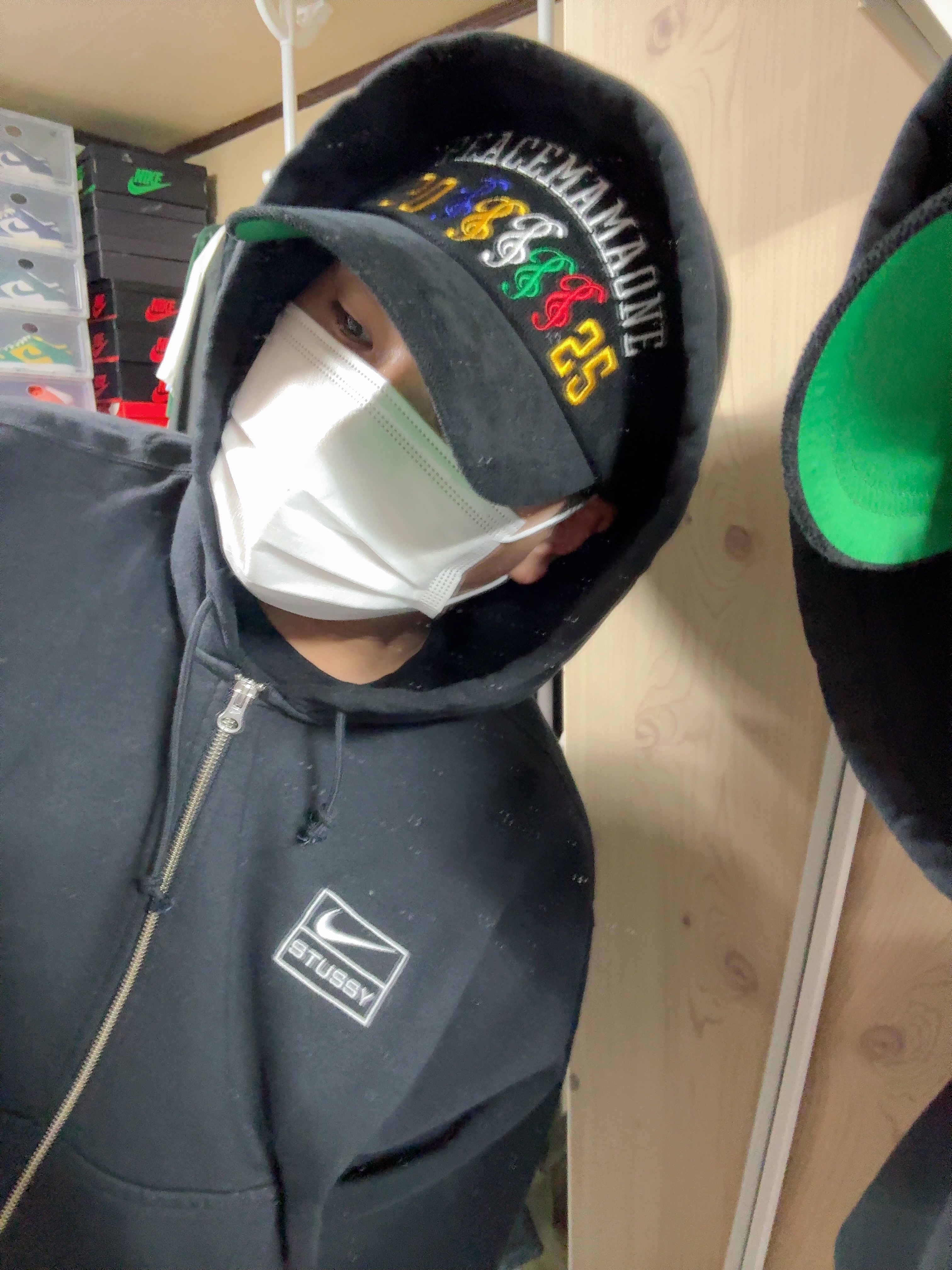 Peaceminusone x 2025 MAMA Awards Peacemamaone Cap Mesh, Peaceminusone x 2025 MAMA Awards Peacemamaone Cap Cotton 착용 스타일 - 1