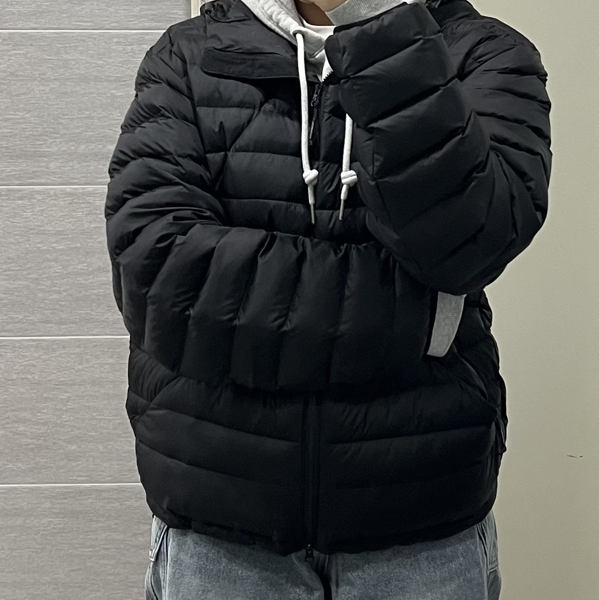 The North Face Ventus On Jacket Black 착용 스타일 - 1