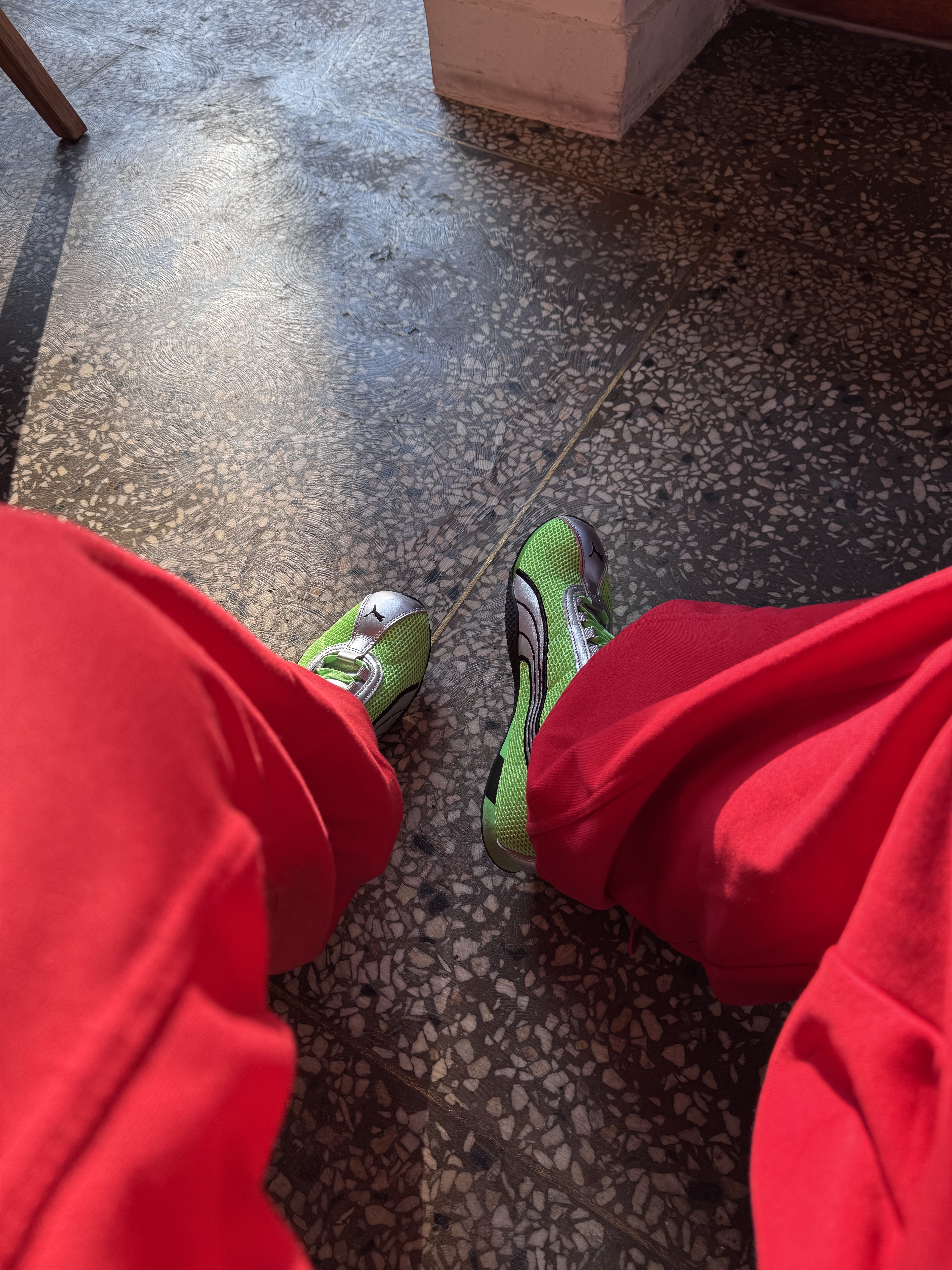 Puma H-street OG Green Silver 착용 스타일 - 3
