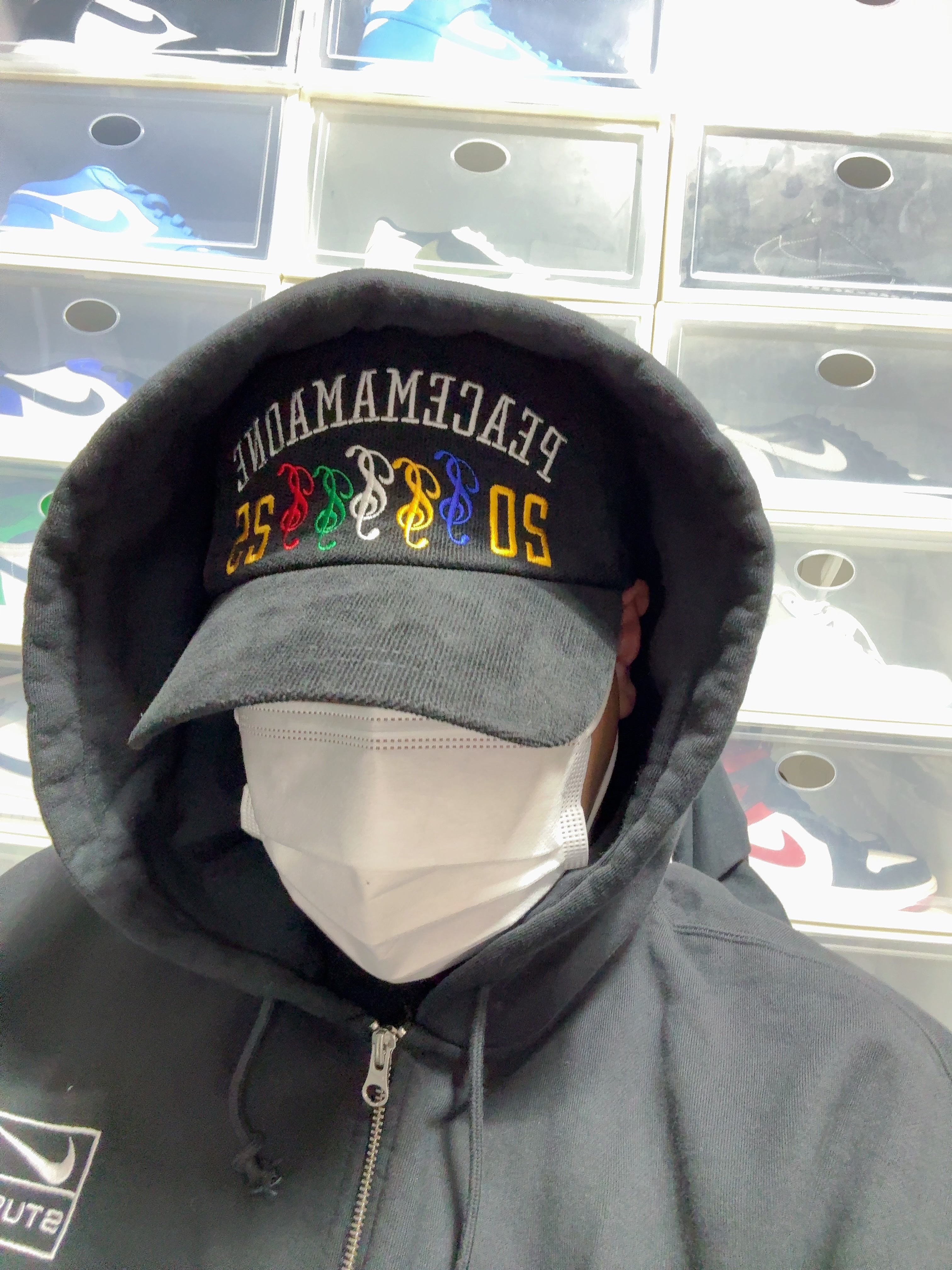 Peaceminusone x 2025 MAMA Awards Peacemamaone Cap Mesh, Peaceminusone x 2025 MAMA Awards Peacemamaone Cap Cotton 착용 스타일 - 3