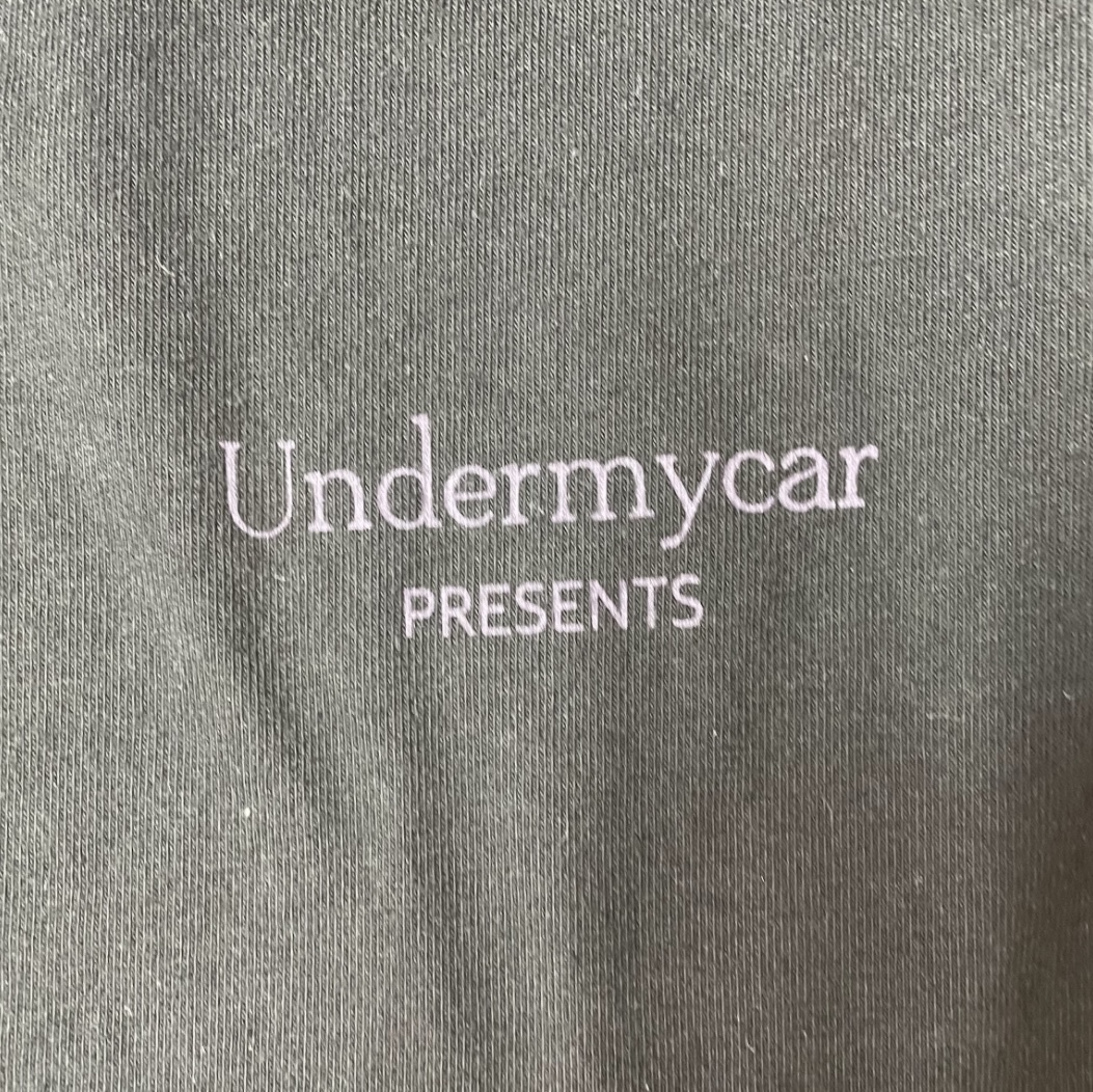 Undermycar Gashutein 6 Blue Knuckle Graphic T-Shirt Marietime Blue - 24SS 착용 스타일