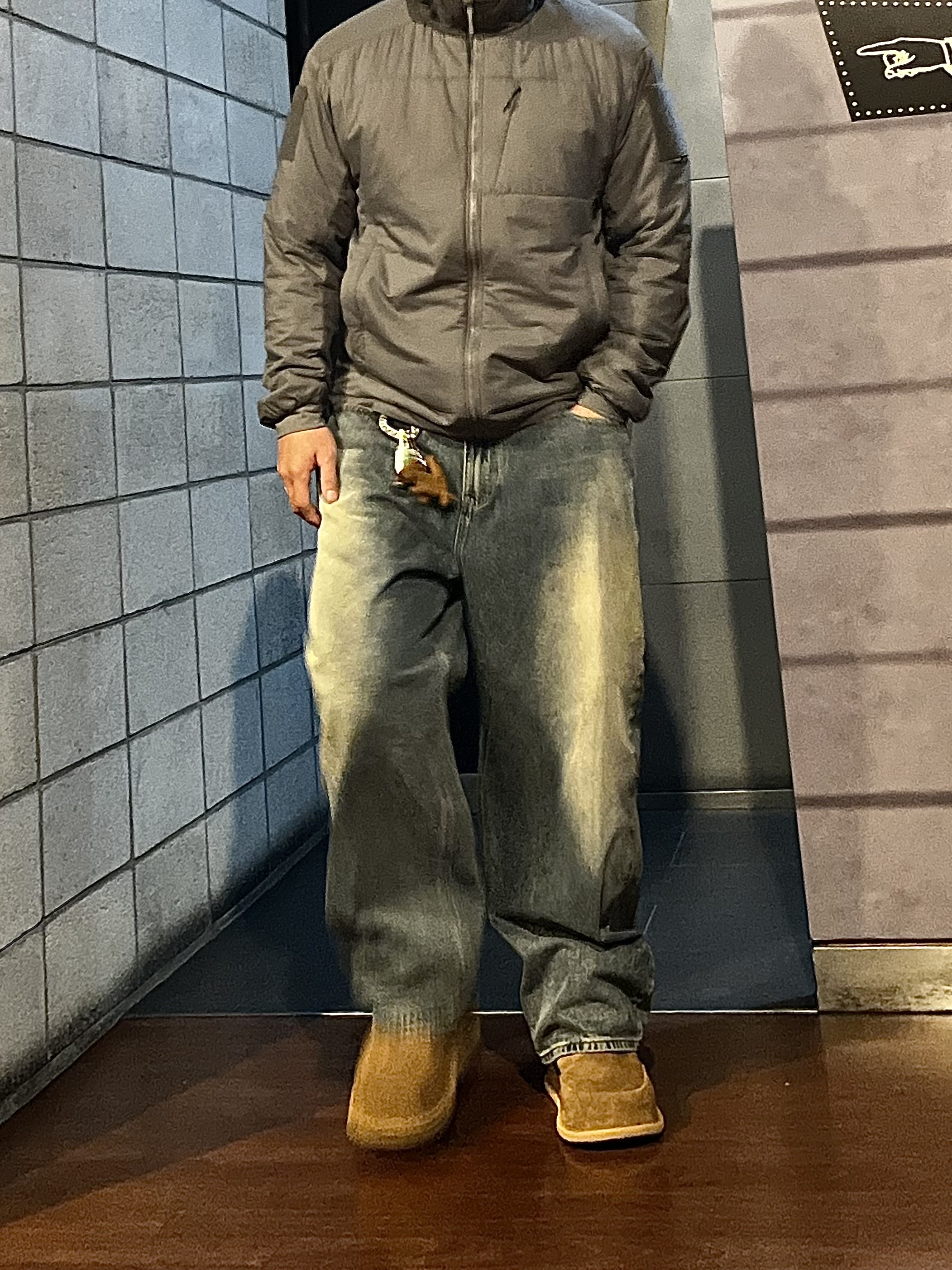 Kinchi x Non Parking N Road Boots Brown 착용 스타일 - 1