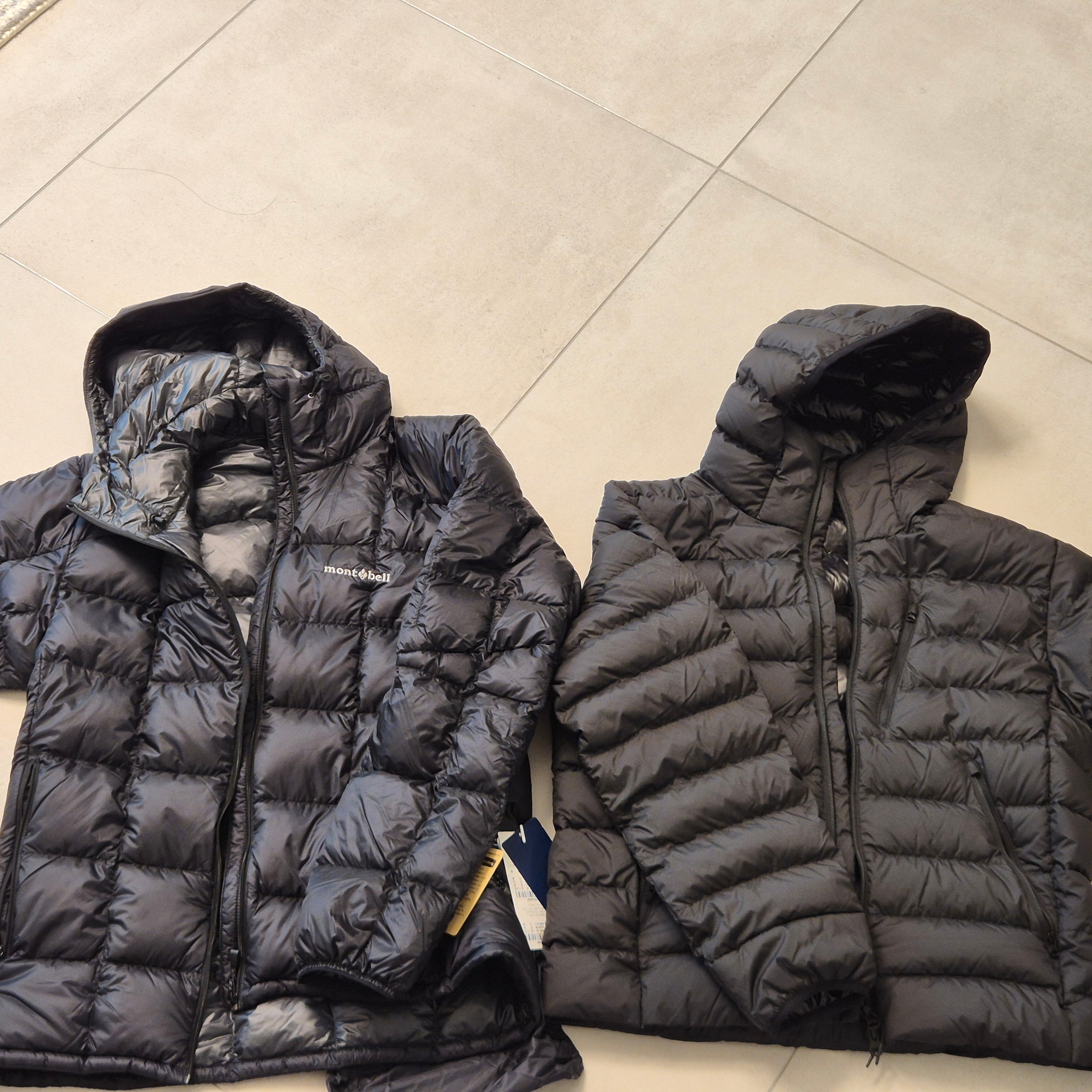 Montbell Superior Down Parka Black, Musinsa Standard City Leisure Hooded Light Down Jacket Black 착용 스타일 - 1