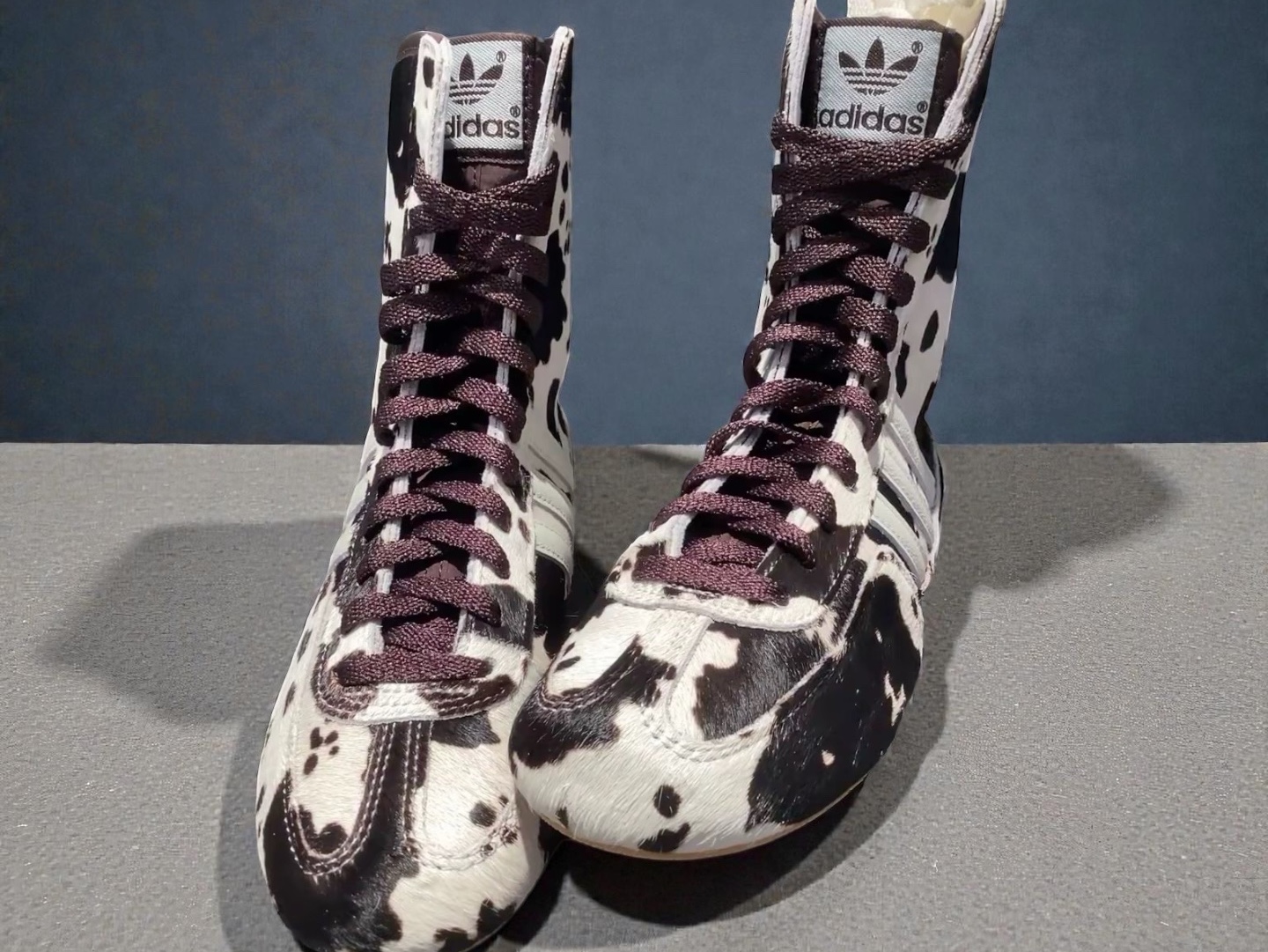(W) Adidas Rasant Mid Shadow Brown Off White 착용 스타일 - 1