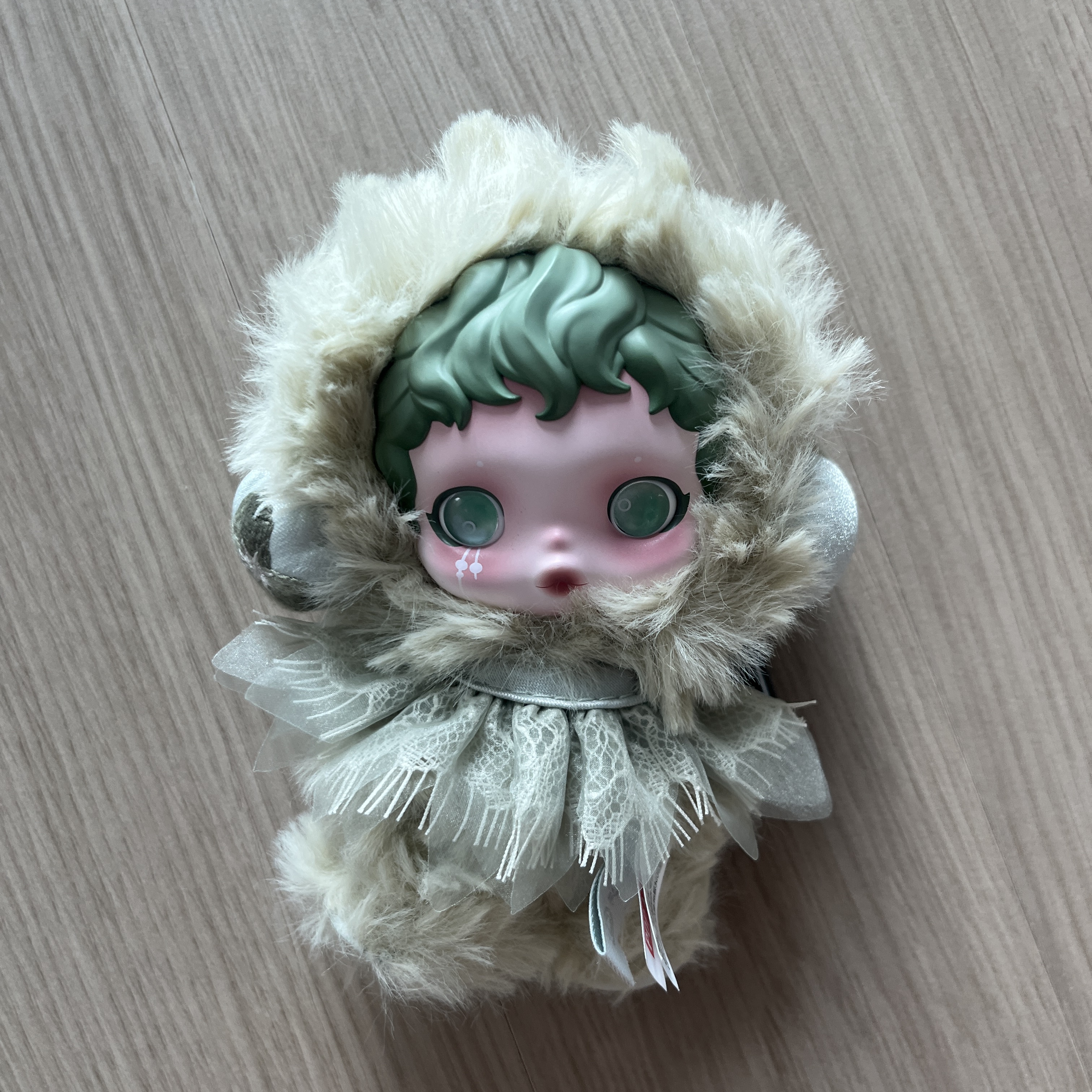 Pop Mart Skullpanda L’Impressionnisme Series Plush Doll Pond (Opened Case) 착용 스타일