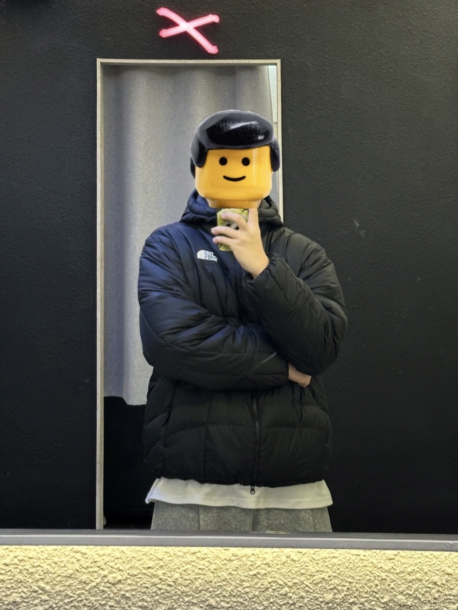 The North Face White Label Wave LT On Ball Jacket Black 착용 스타일