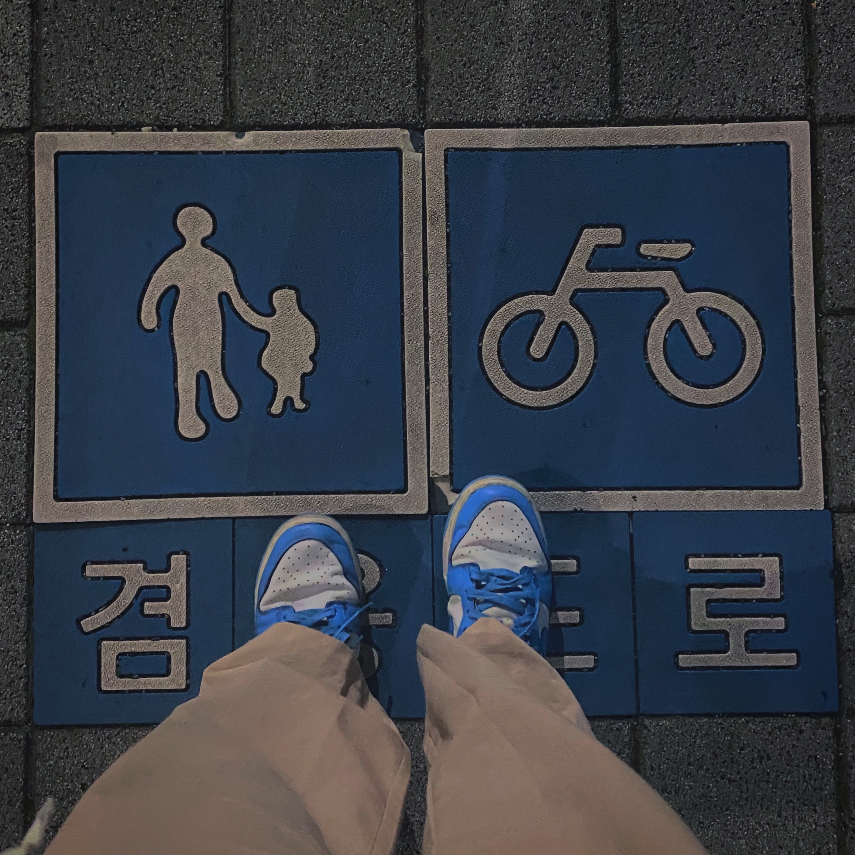 Nike Dunk Low Retro University Blue 착용 스타일
