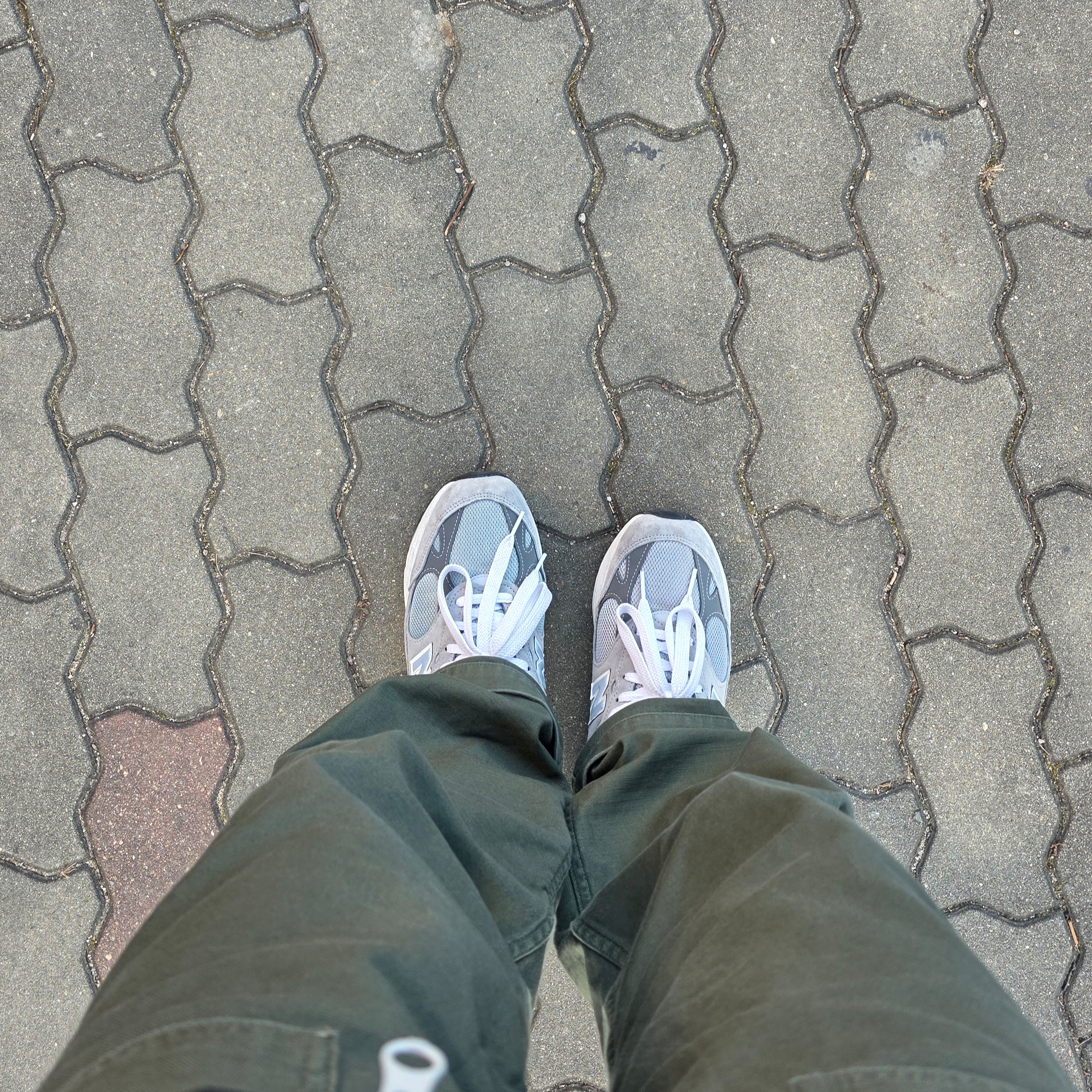 New Balance 993 Made in USA Grey - D Standard 착용 스타일