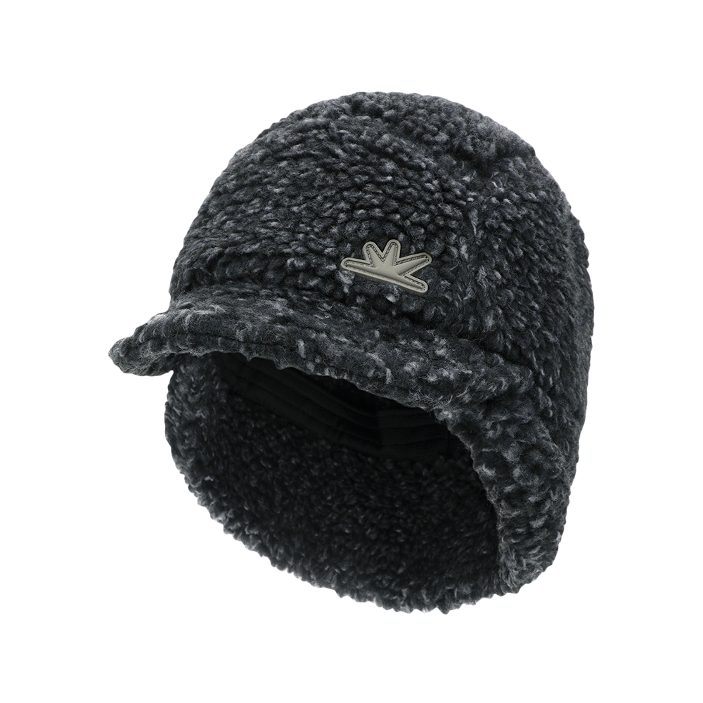 [트리플적립]썬러브 쉐르파 플리스 이어플랩 캡 헤더 챠([트리플적립]SUNLOVE Sherpa Fleece Earflap Cap Heather Charcoal) - 3
