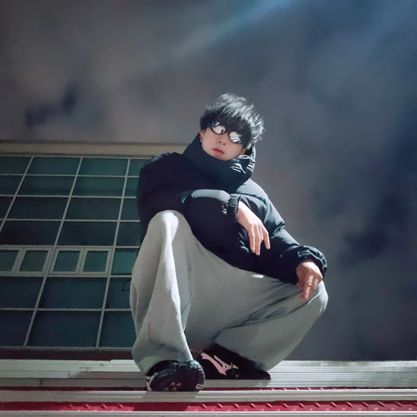 Nike Club Fleece Oversized French Terry Pants Dark Grey Heather Light Smoke Grey - US/EU, Nike Club Fleece Oversized French Terry Pants Dark Grey Heather Light Smoke Grey - Asia 착용 스타일 - 2