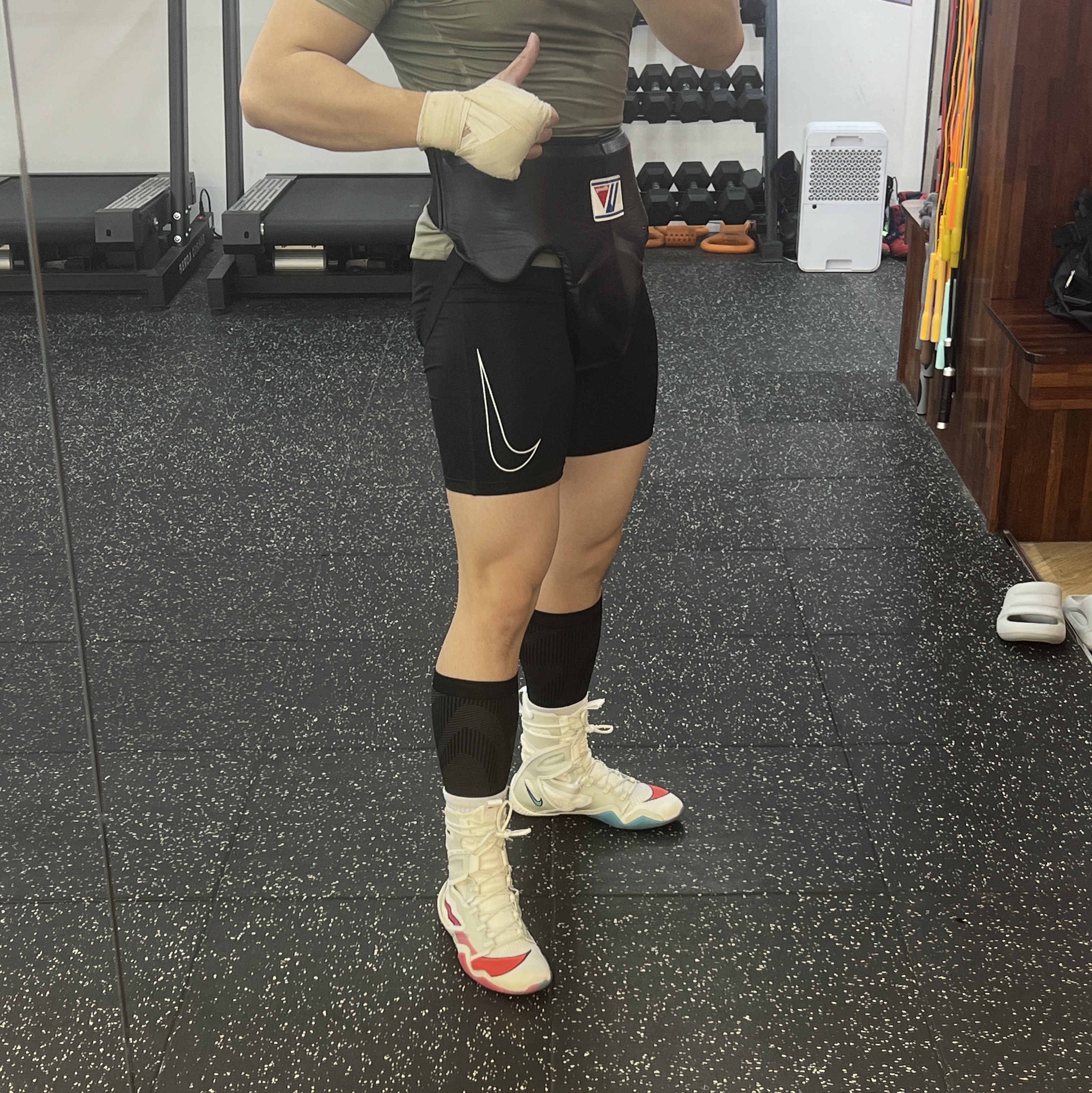 Nike Pro Dri-Fit Shorts Black - Asia, Winning Groin Guard Black 착용 스타일