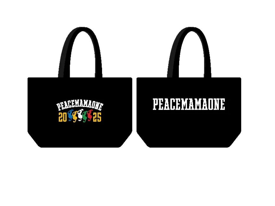 Peaceminusone x 2025 MAMA Awards Peacemamaone Eco Bag Black 착용 스타일