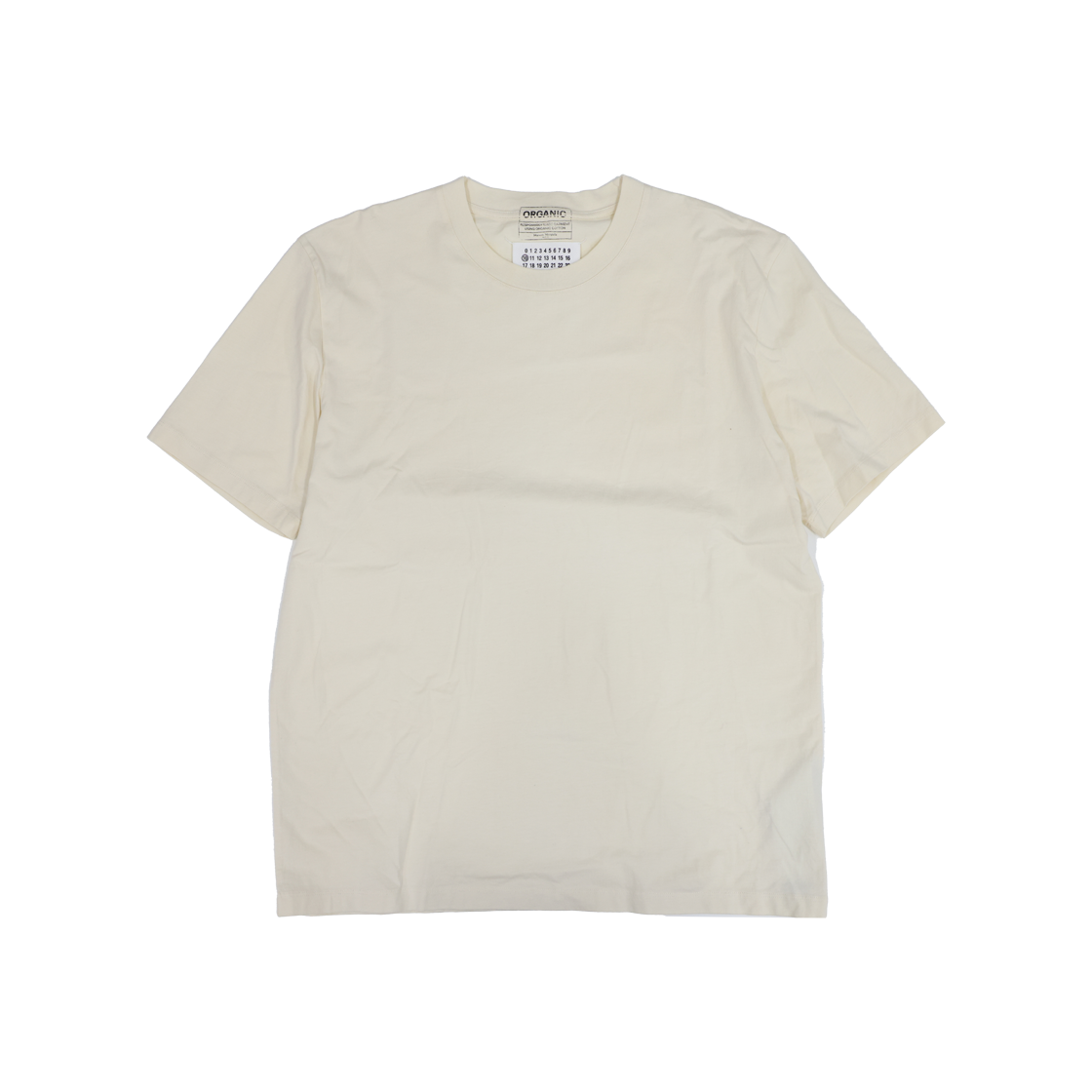 ITJK4CEBAAPP Maison Margiela S50GC0652 Cotton T-Shirt in Ivory