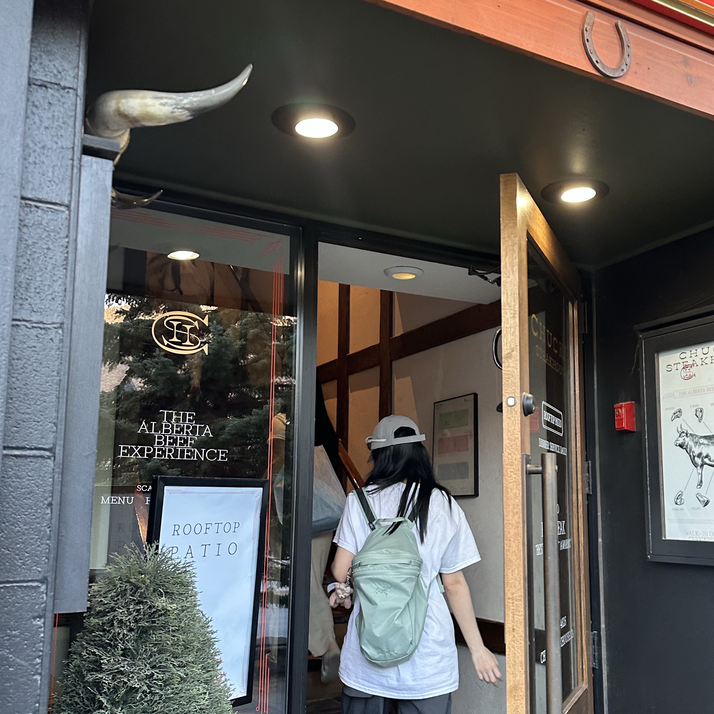 Arc'teryx Heliad 15 Backpack Stone Green, (W) Alo Yoga Performance Off Duty Cap Lunar Grey 착용 스타일 - 1