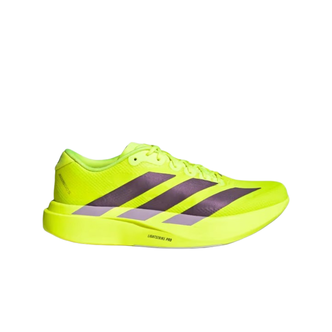아디다스 아디제로 EVO SL 솔라 옐로우 오로라 플럼(Adidas Adizero EVO SL Solar Yellow Aurora Plum)