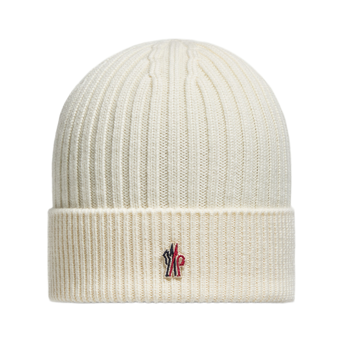 몽클레르 버진 울 비니 화이트 - 25FW(Moncler Virgin Wool Beanie White - 25FW)