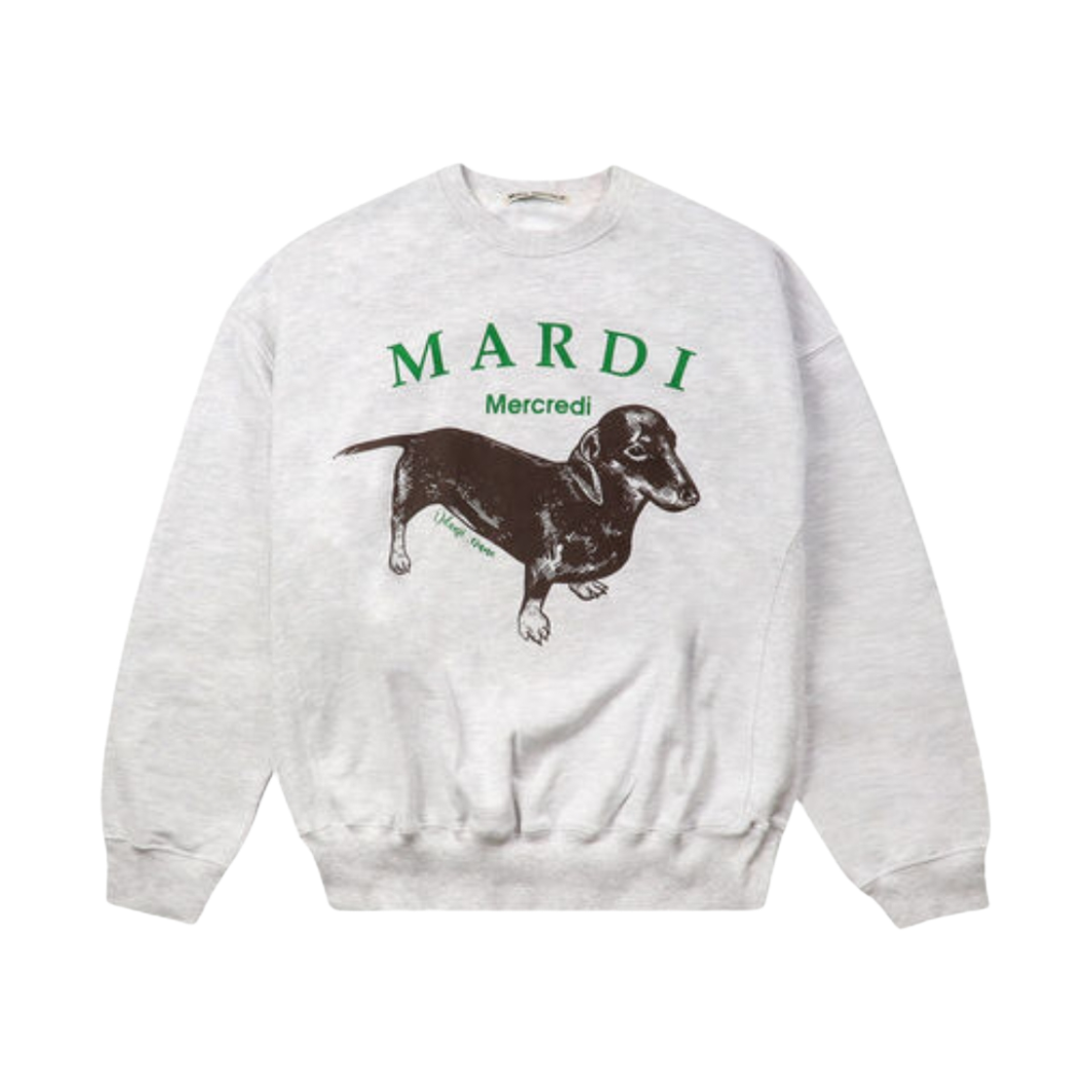 (W) 마르디 메크르디 딴지 스웨트셔츠 헤더((W) Mardi Mercredi Ddanji Sweatshirt Heather)