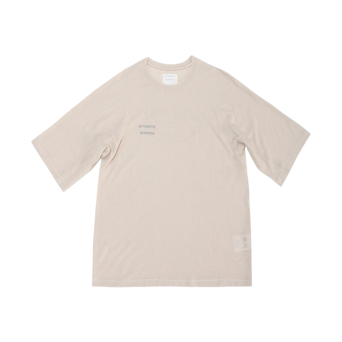 옵티미스틱 러너스 메리노 울 티셔츠 베이지(Optimistic Runners Merino Wool T-Shirt Beige)