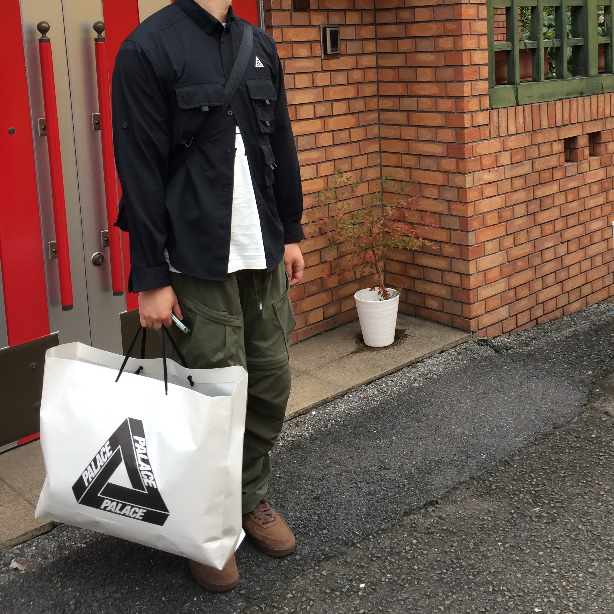 Nike ACG Smith Summit Cargo Pants Cargo Khaki - US/EU, (W) Nike Air Force 1 '07 Cacao Wow 착용 스타일