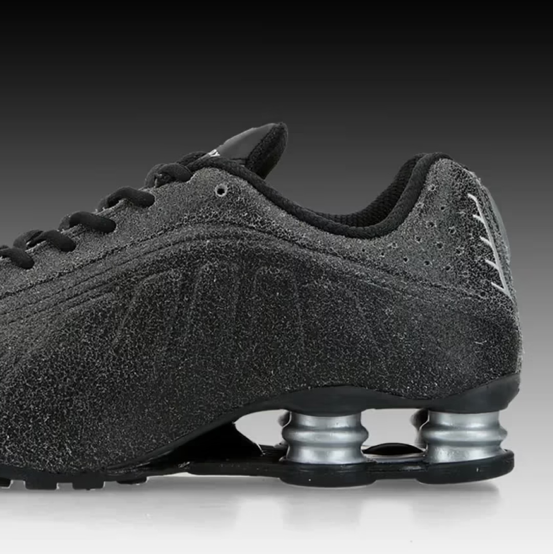 (W) Nike Shox R4 Black 착용 스타일 - 3