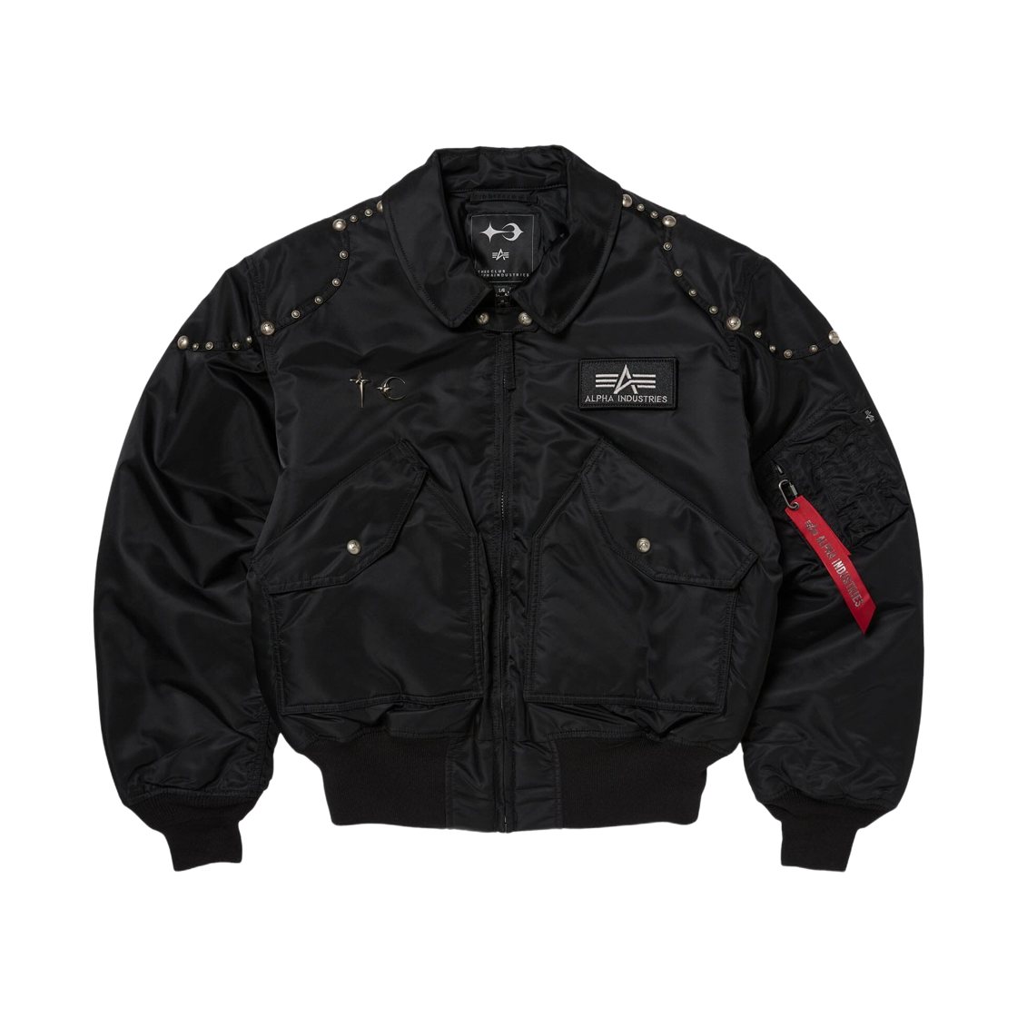떠그 클럽 x 알파 인더스트리 CWU 45/P 리벳 버튼 버전 블랙(Thug Club x Alpha Industries CWU 45/P Rivet Button Version Black)