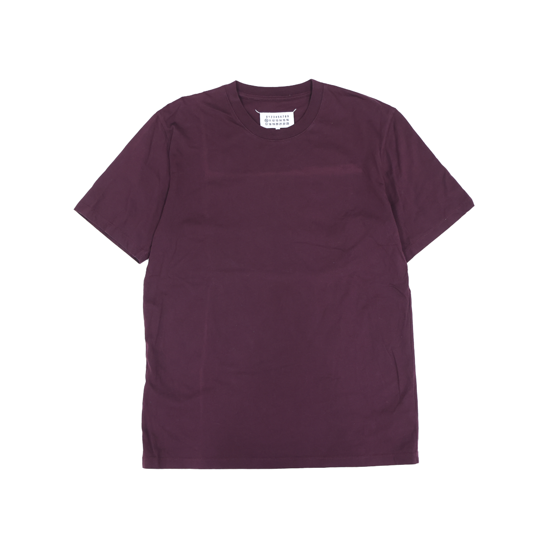 ITRK4GB7JCGU Maison Margiela Cotton Burgundy T-Shirt S50GC0552