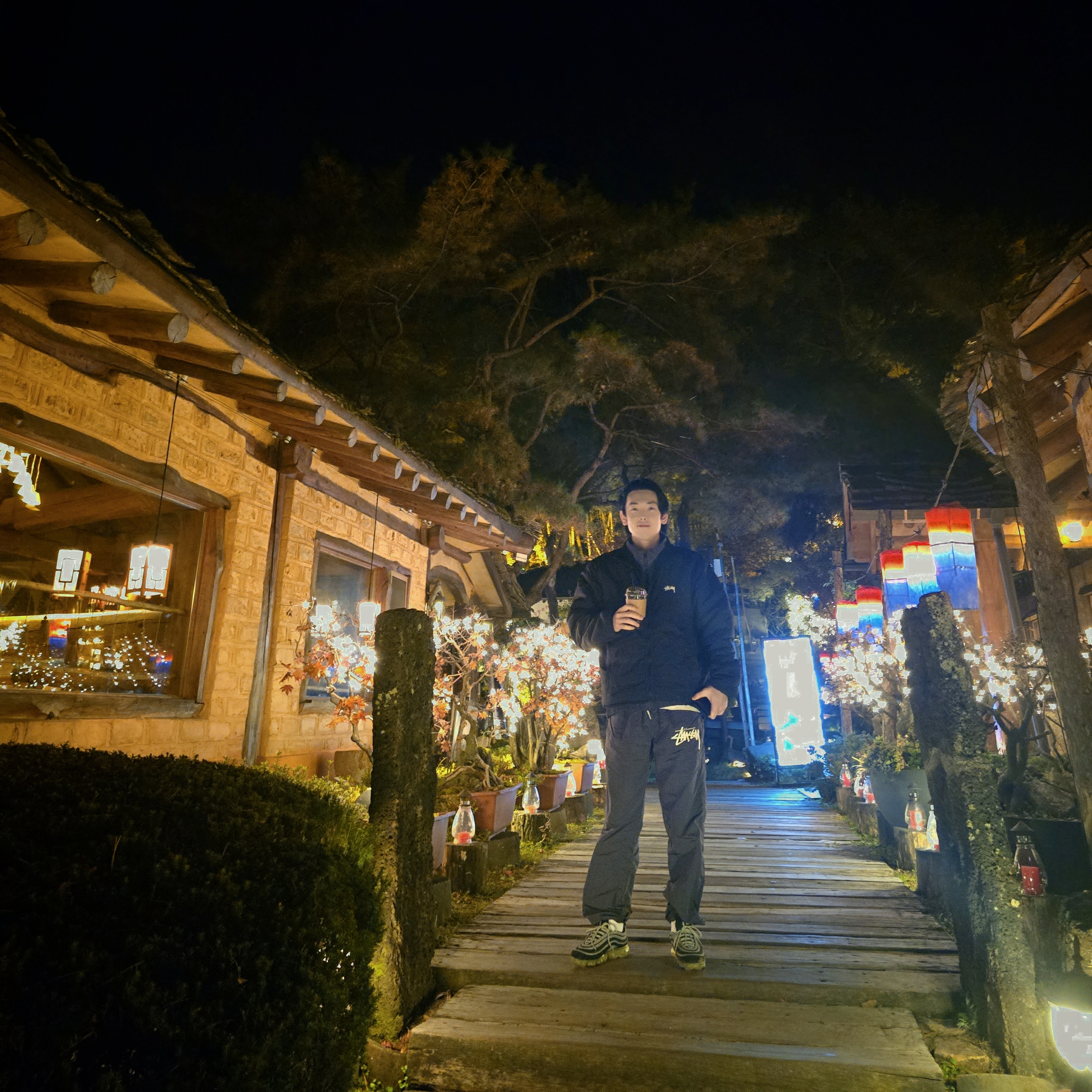 Stussy Sherpa Reversible Jacket Black, Nike x Stussy Beach Pants Off Noir 착용 스타일 - 2
